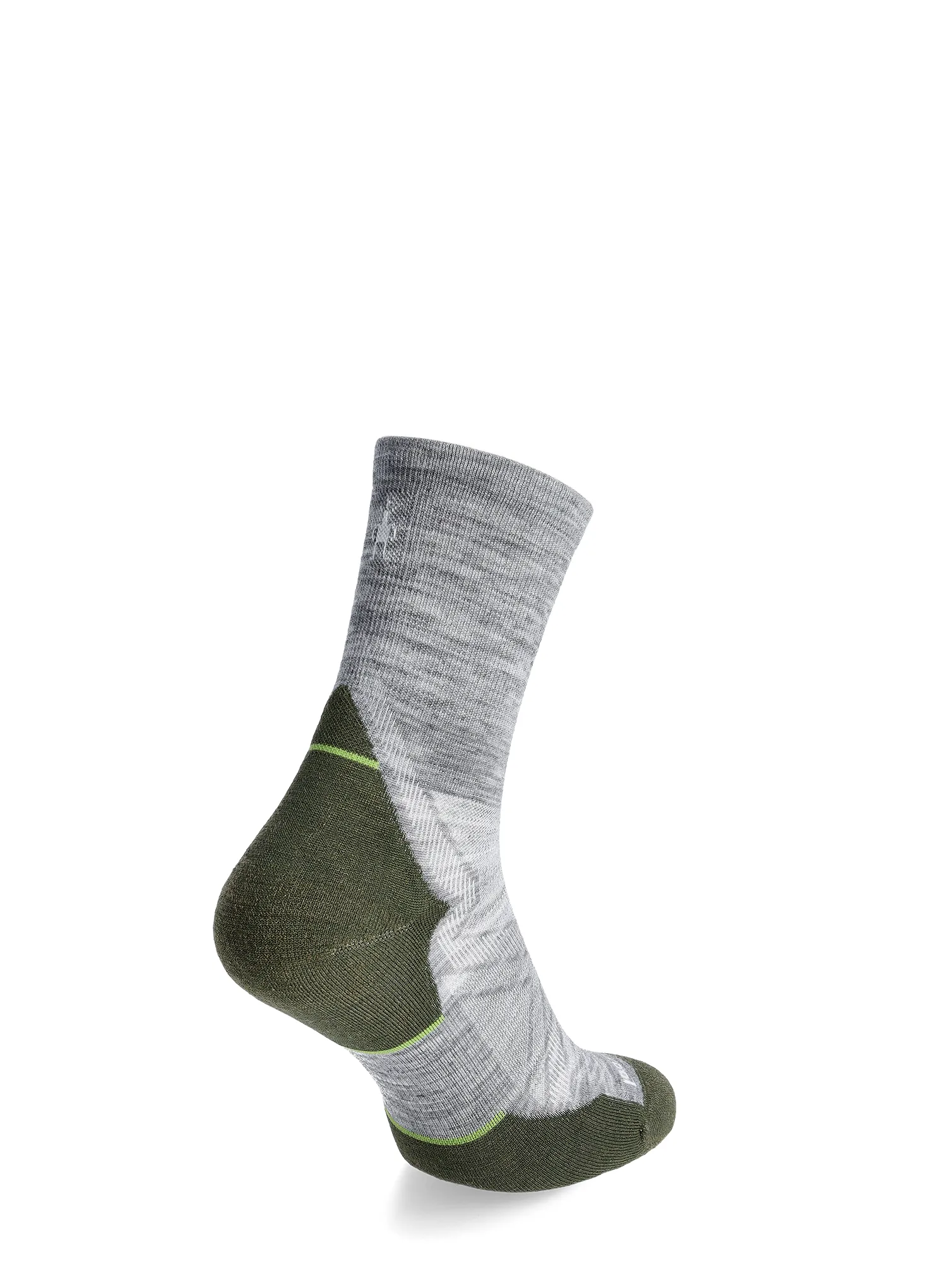 Tekaške nogavice Smartwool Run Targeted Cushion Mid Crew Socks - light gray