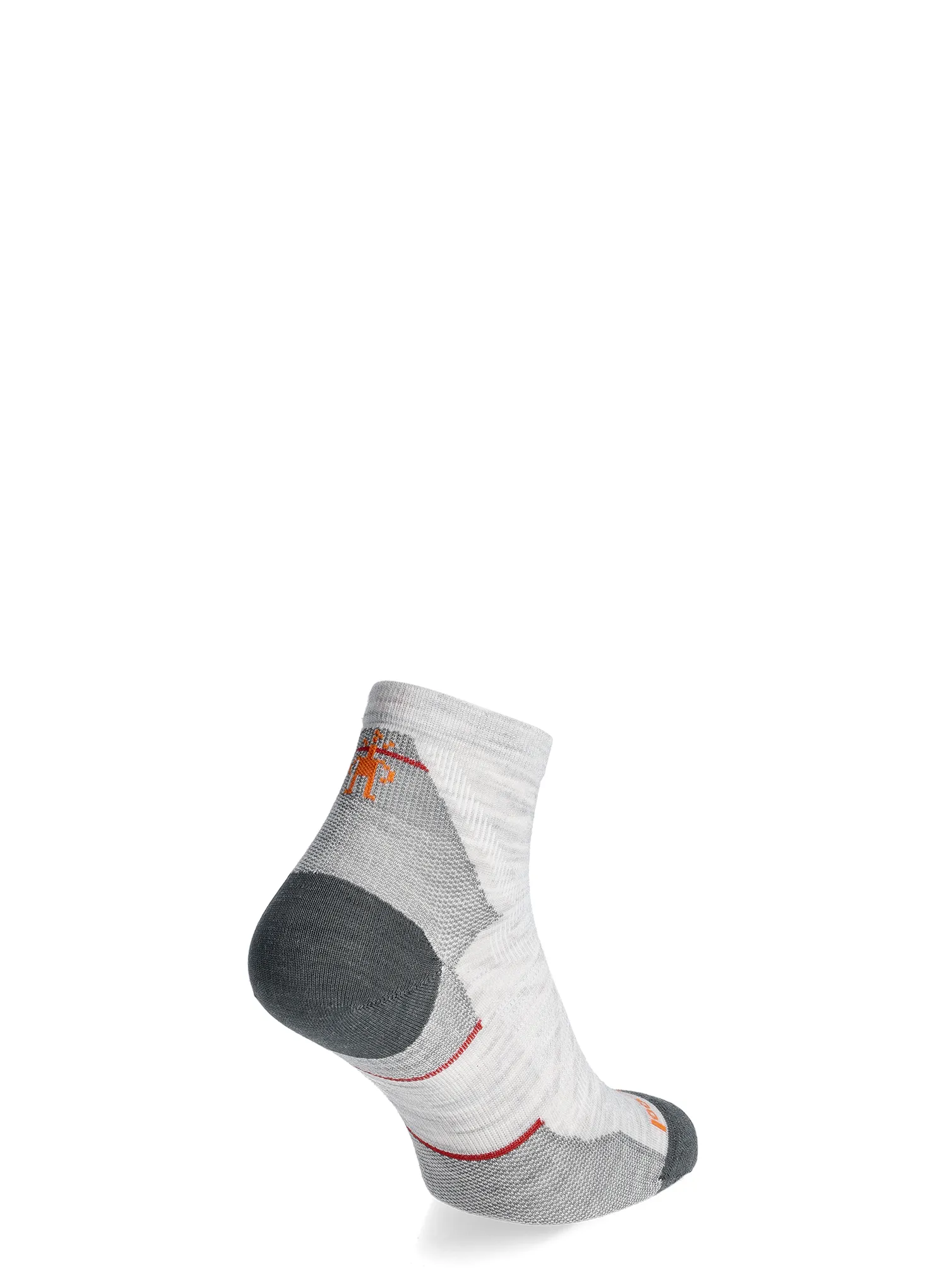Tekaške nogavice Smartwool Run Zero Cushion Ankle Socks - ash