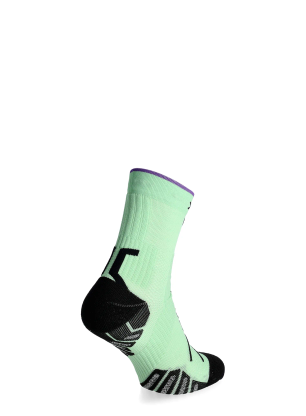 Tekaške nogavice X-Socks Trailrun Terraskin Expert Crew - digital lime/x black