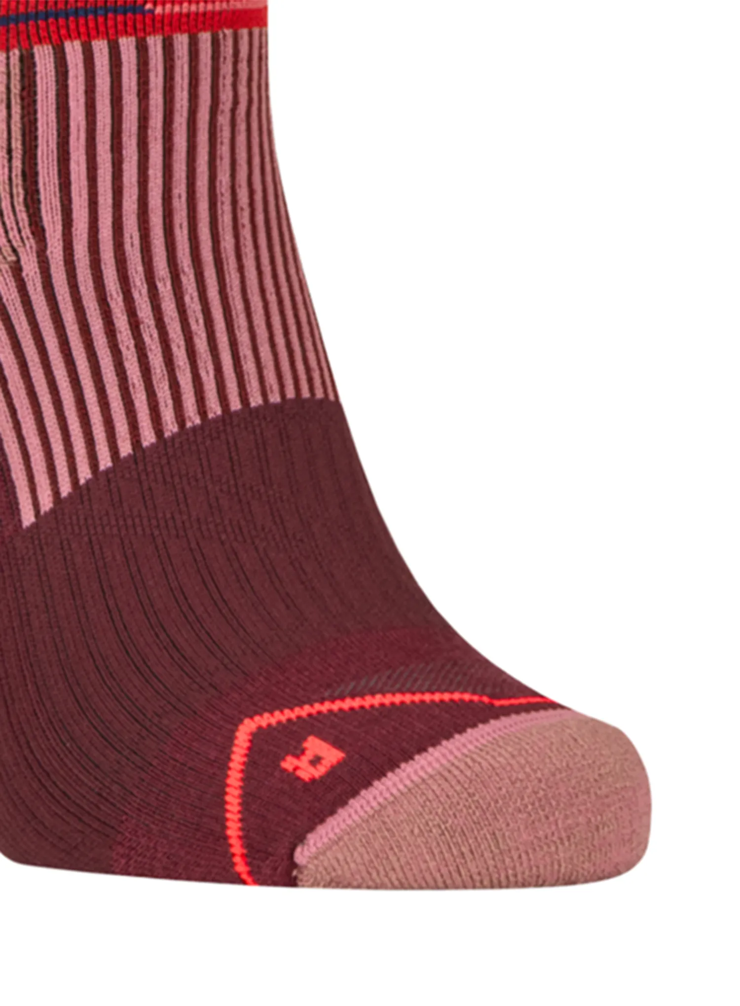 Ženske merino nogavice Ortovox All Mountain Quarter Socks - winetasting