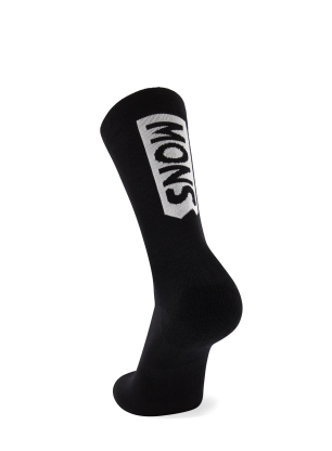 Kolesarske nogavice Mons Royale Atlas Merino Crew Sock - black