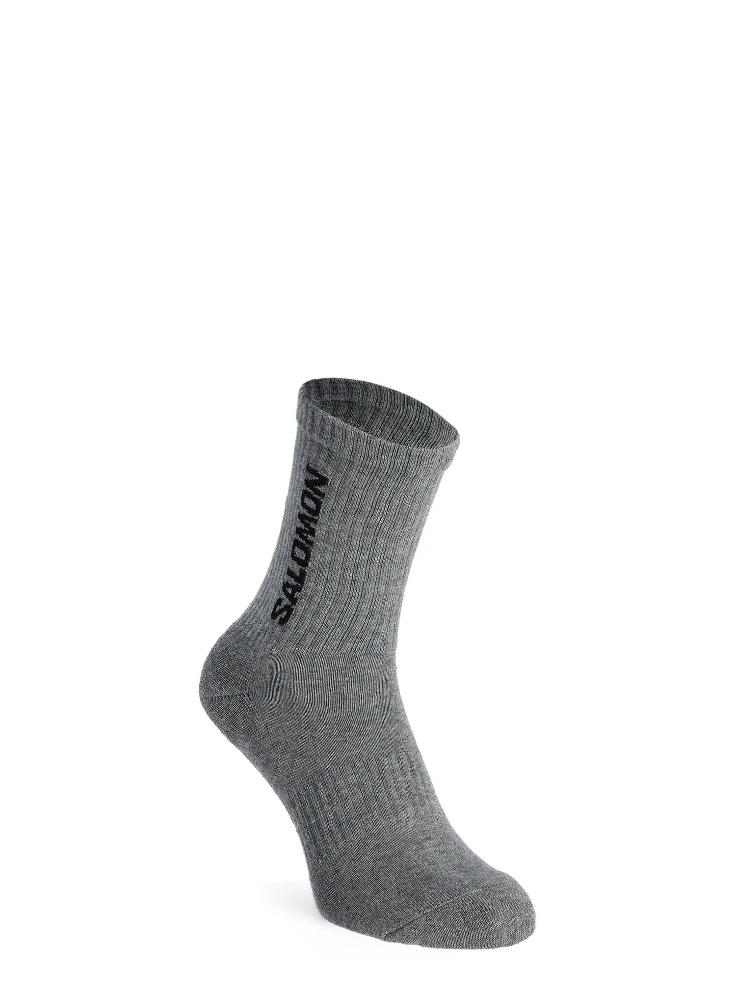 Nogavice Salomon Everyday Crew 3Pack - black/white/med grey melange
