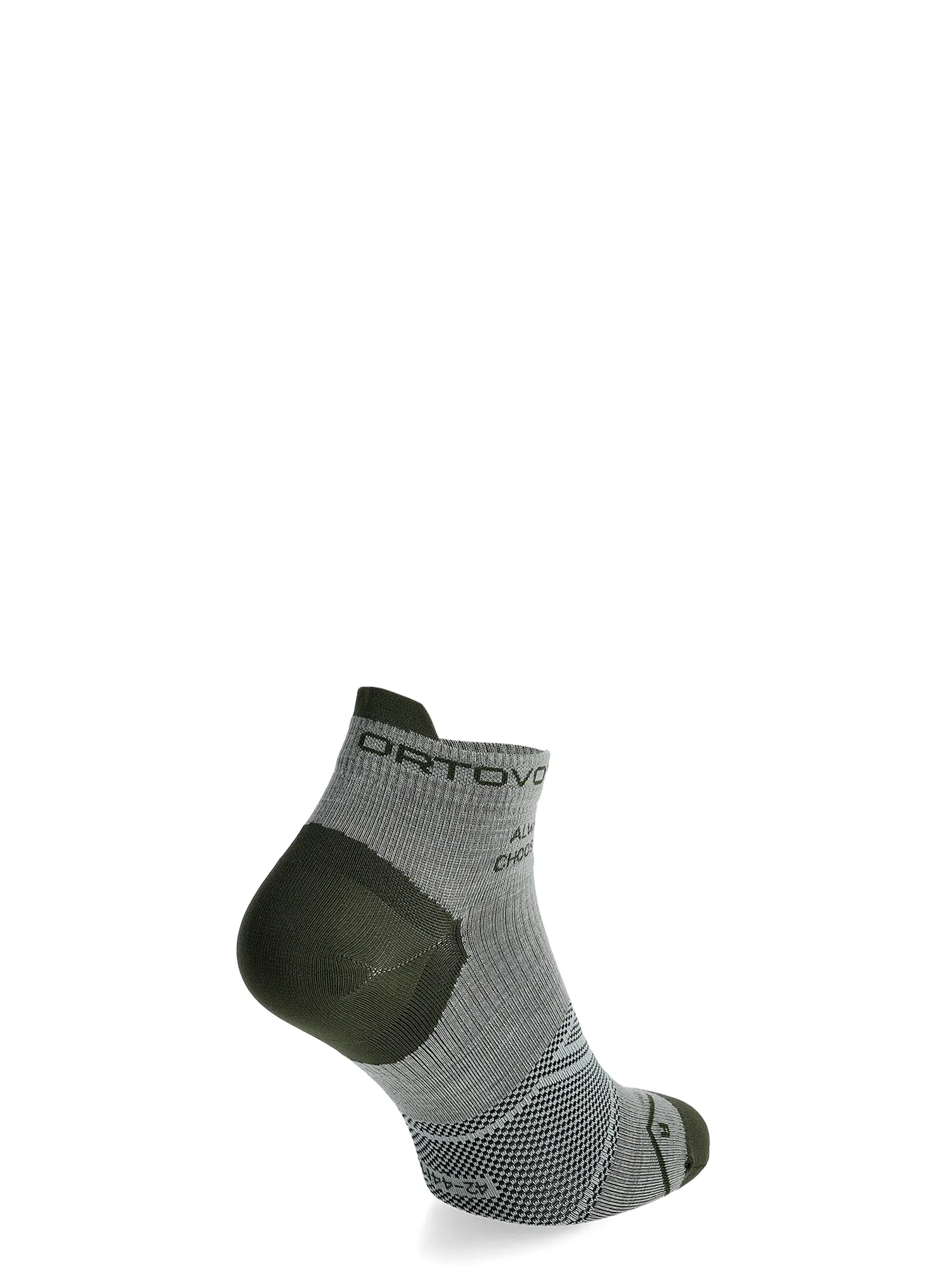 Pohodne nogavice Ortovox Alpine Light Low Socks - green sage