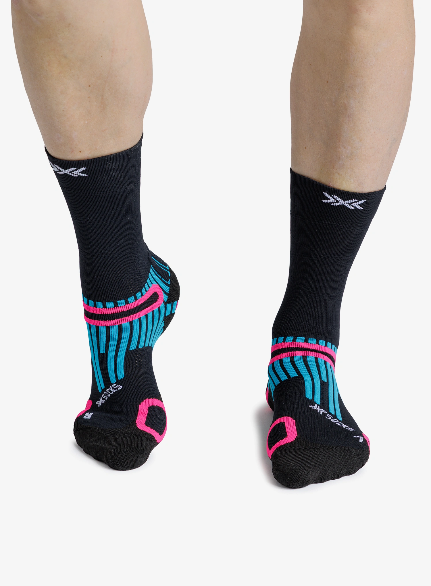 Pohodne nogavice X-Socks Hike Anatomix Crew - x black