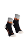 Pohodniške nogavice Dynafit Traverse Mid Socks - black out/ultra orange