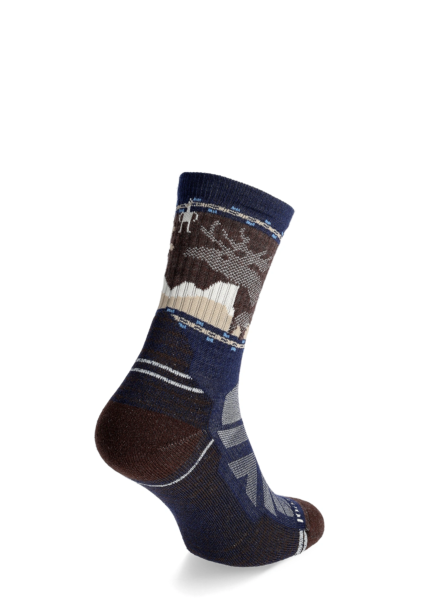 Pohodniške nogavice Smartwool Hike Light Cushion Mountain Moose Crew Socks - deep navy