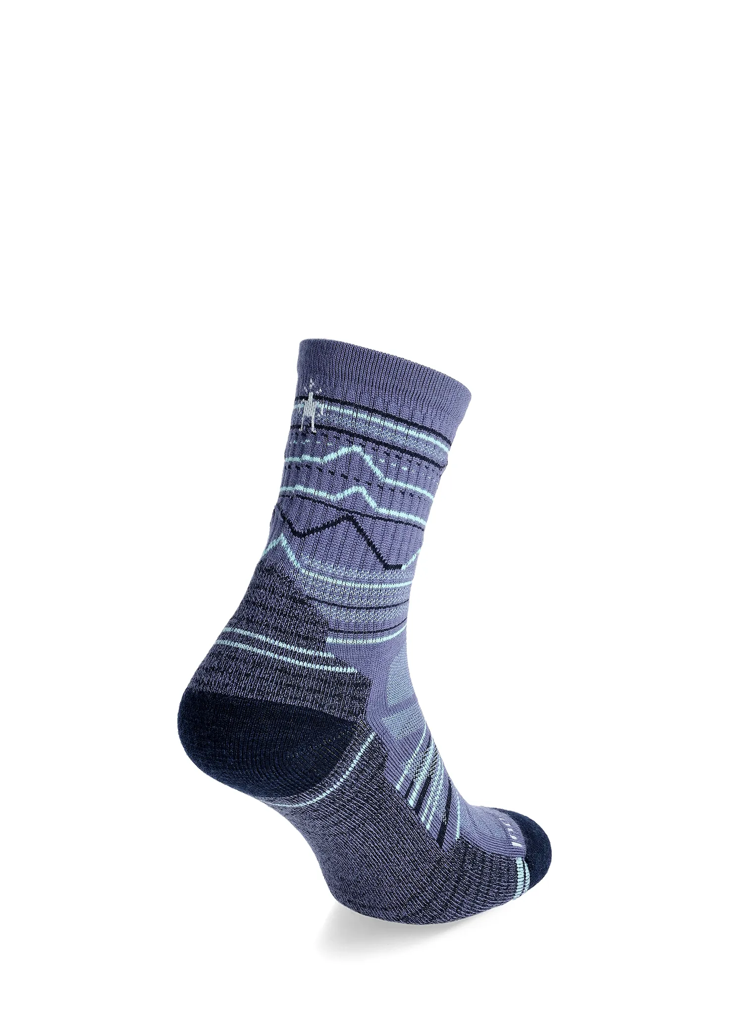 Pohodniške nogavice Smartwool Hike Light Cushion Mountain Range Crew Socks - nightfall blue