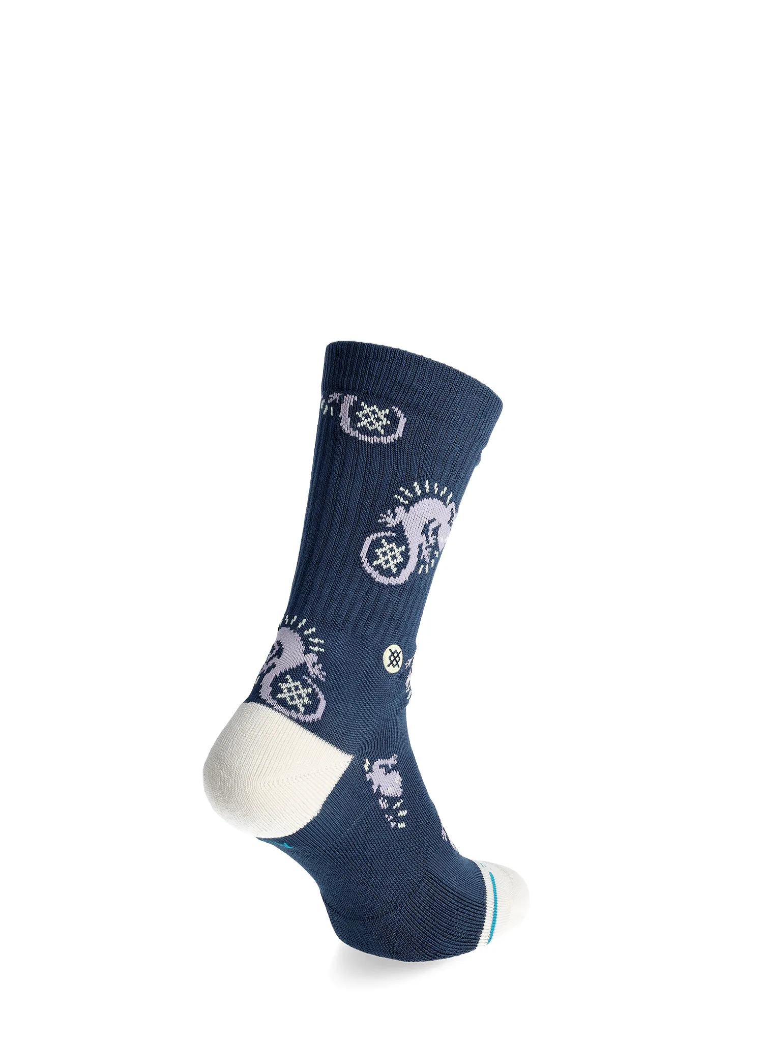 Pohodniške nogavice Stance Gecko Crew - purple