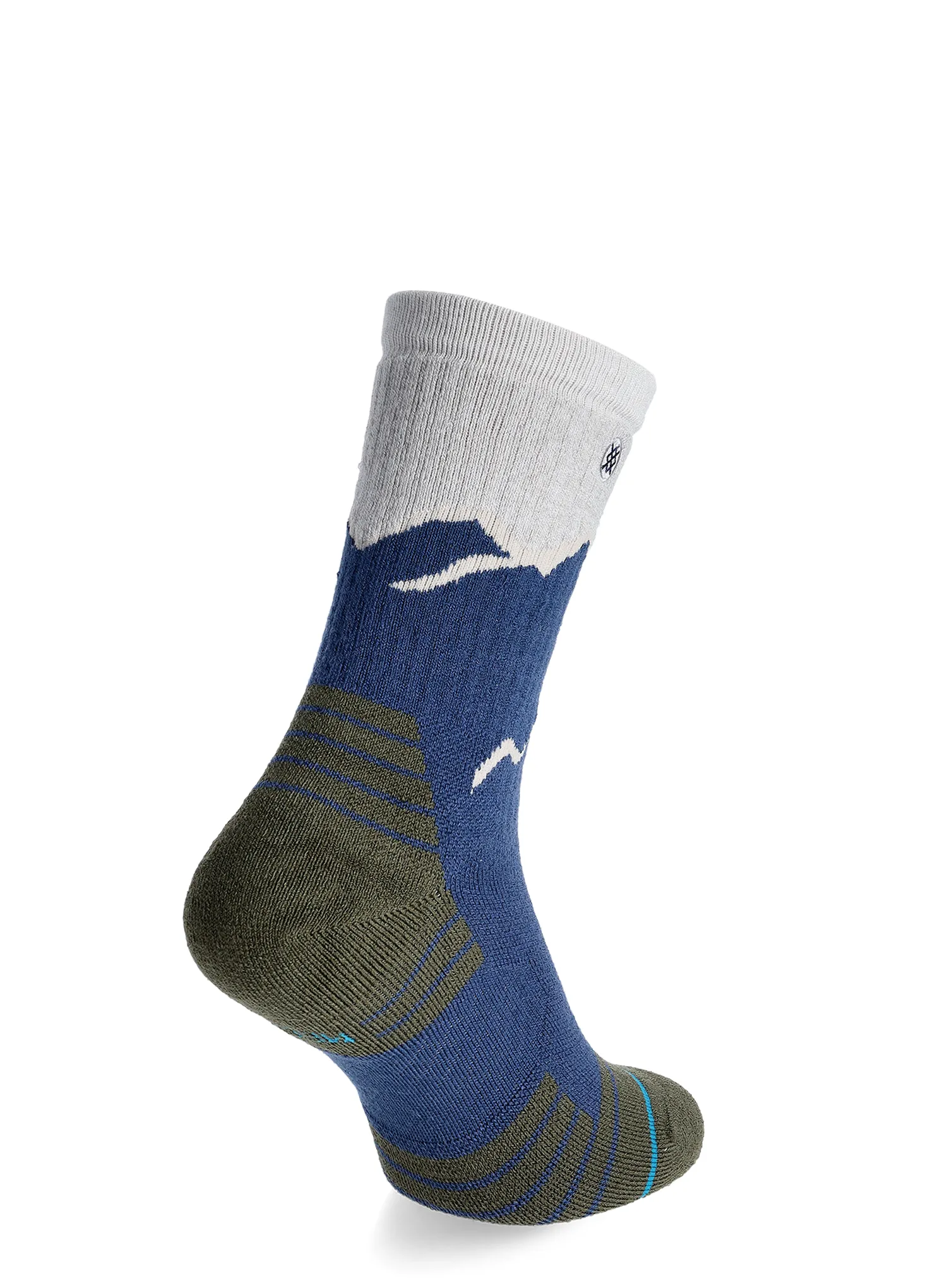 Pohodniške nogavice Stance Peaking Hike Crew - navy