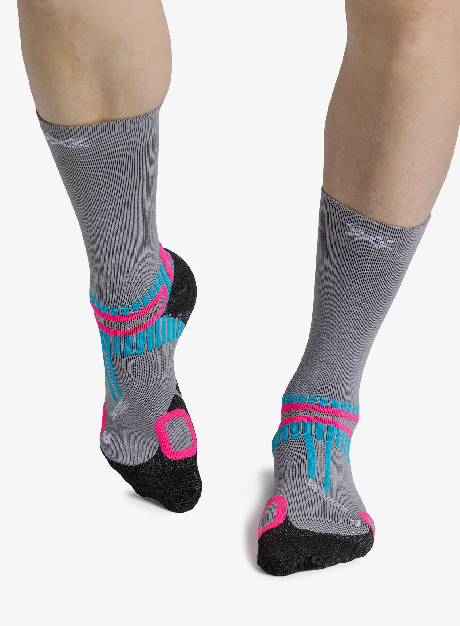 Pohodniške nogavice X-Socks Hike Perform Crew - clay grey