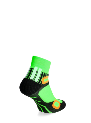 Nogavice X-Socks Hike Discover Ankle - fluo green frog