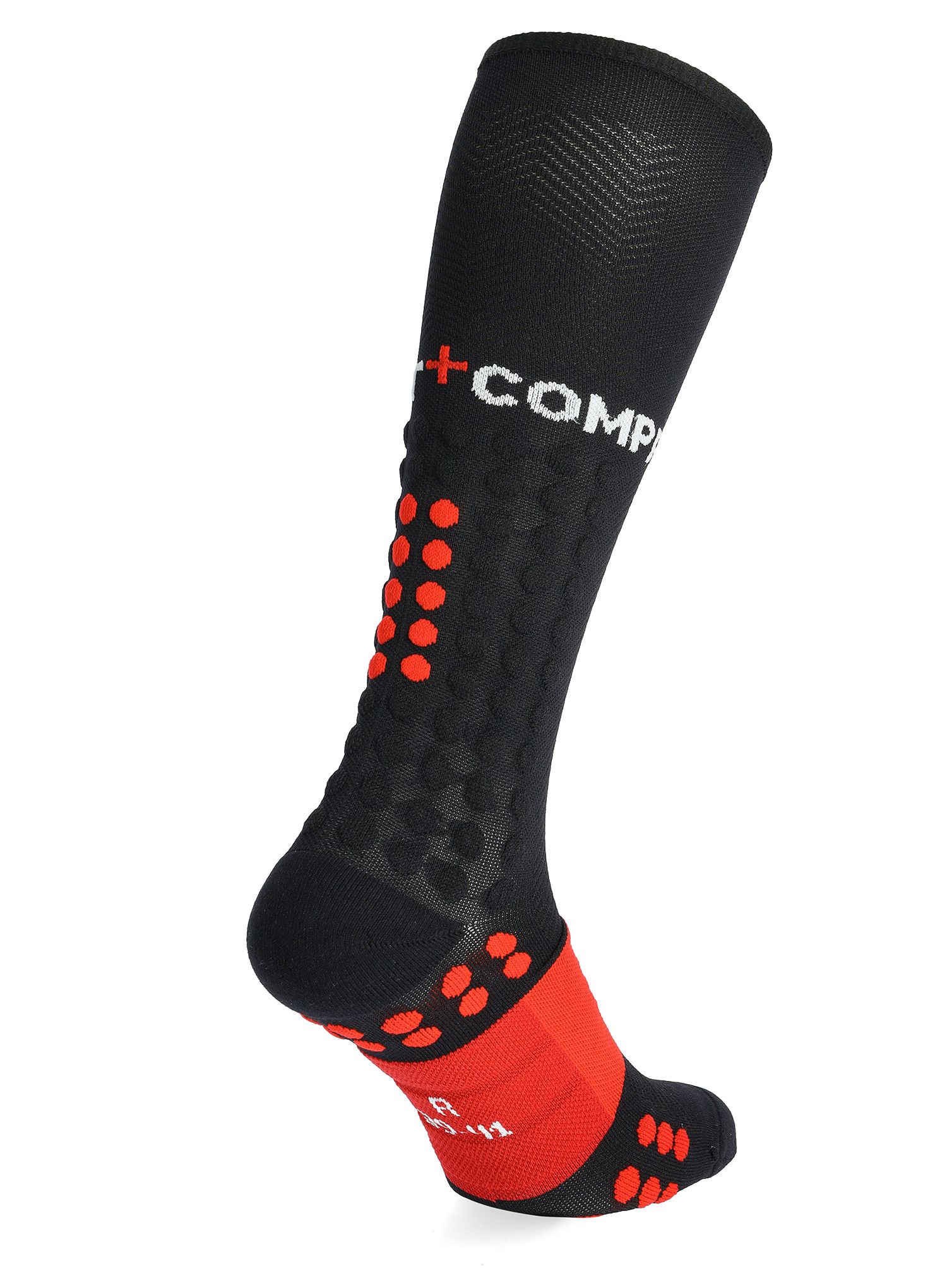 Tekaške nogavice Compressport Compression Full Socks Run - black