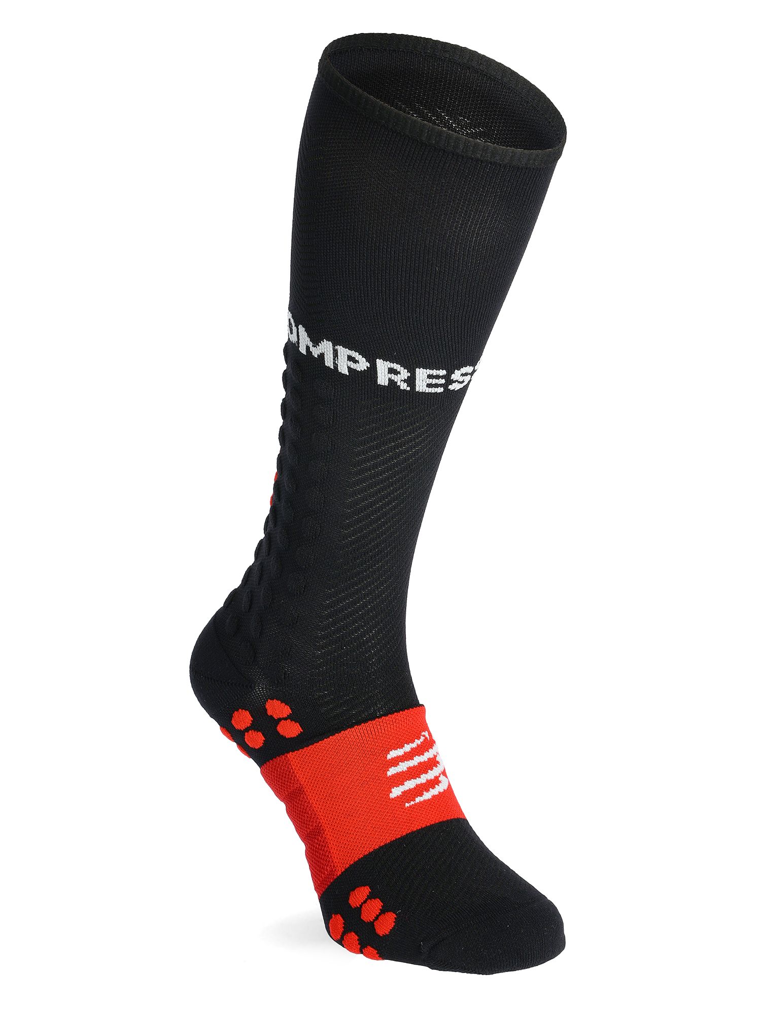 Tekaške nogavice Compressport Compression Full Socks Run - black