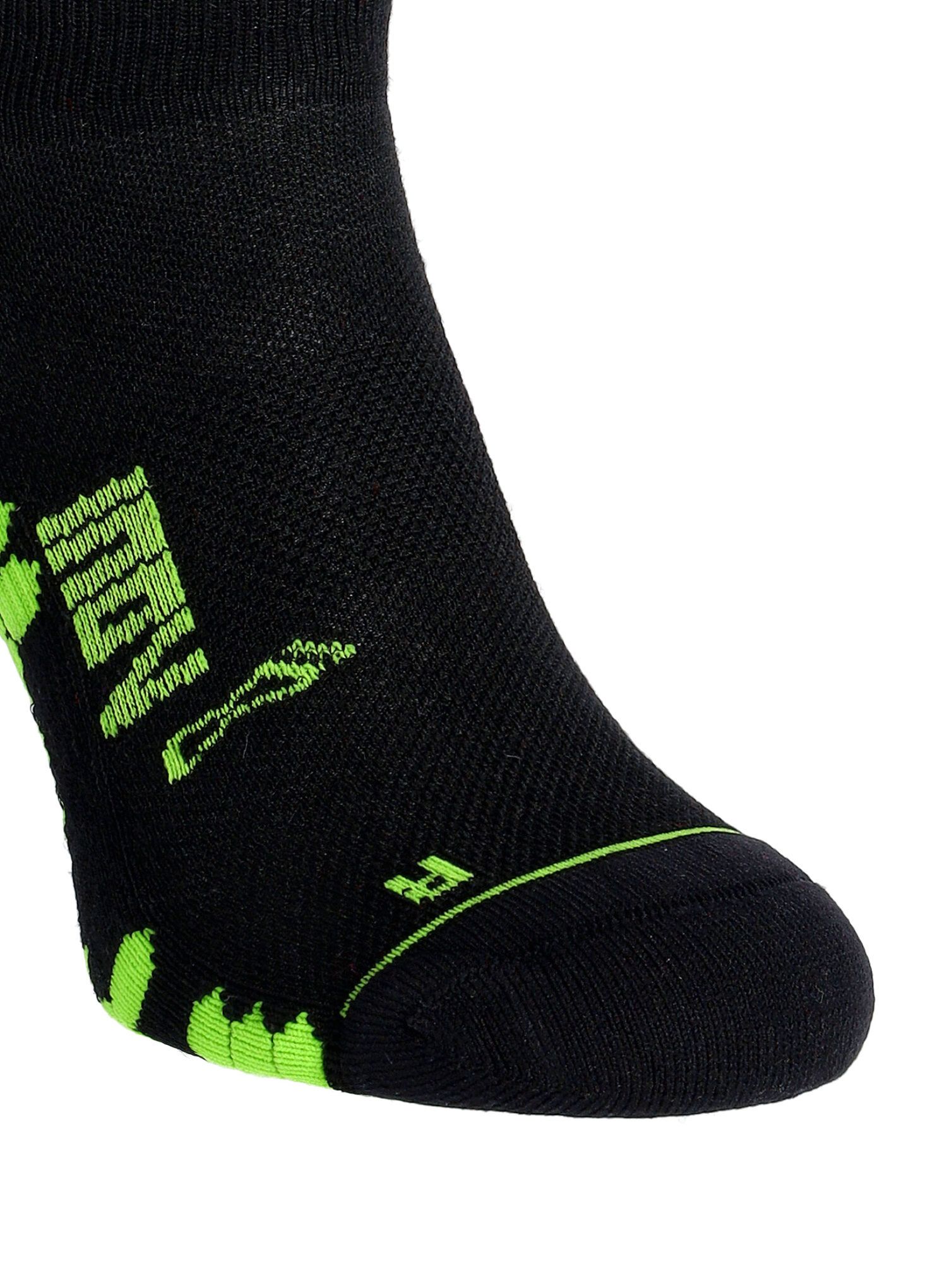 Tekaške nogavice Inov-8 Trailfly Ultra Sock Low - black/green