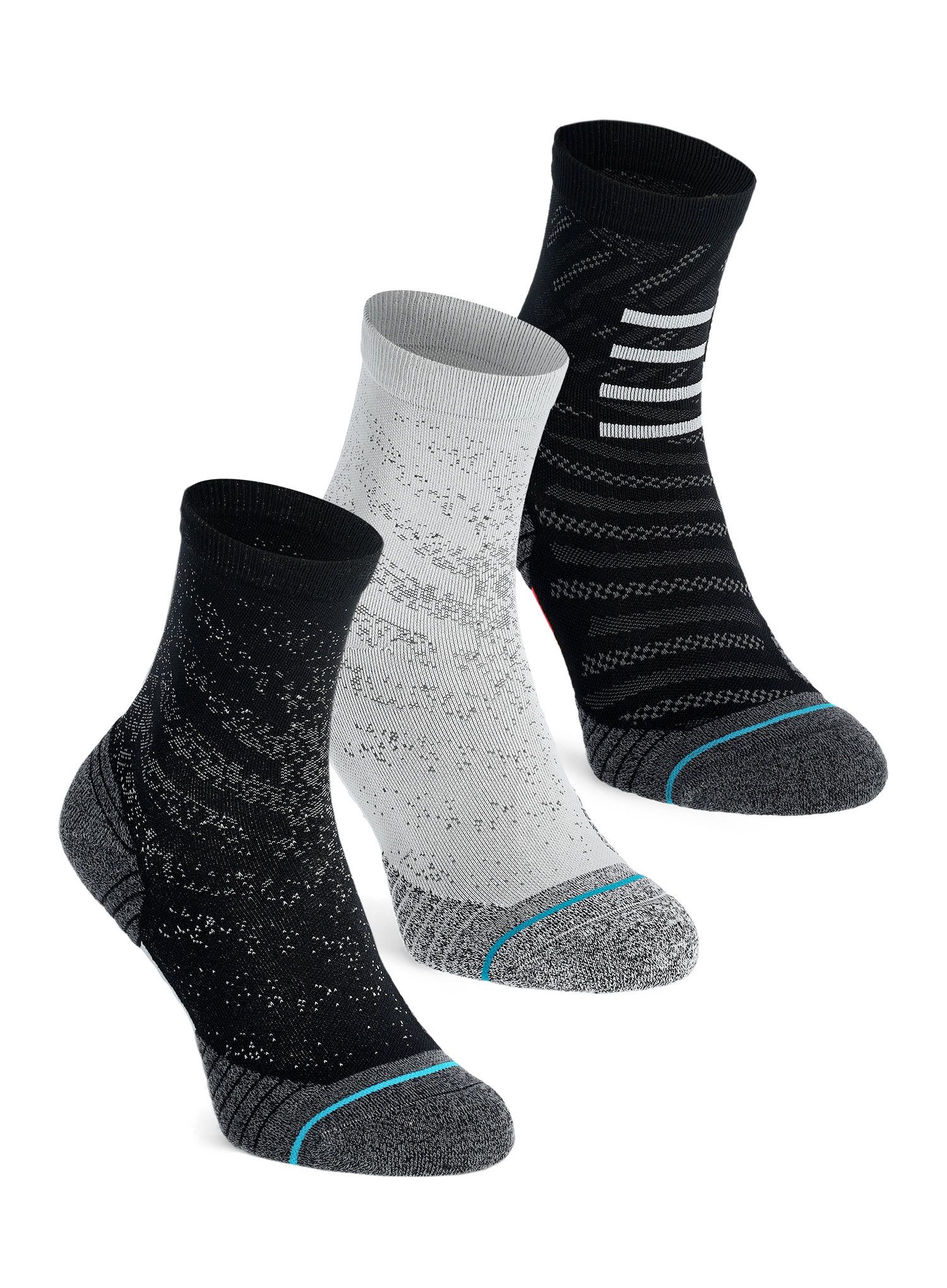 Tekaške nogavice Stance Run Crew ST 3 Pack - multi