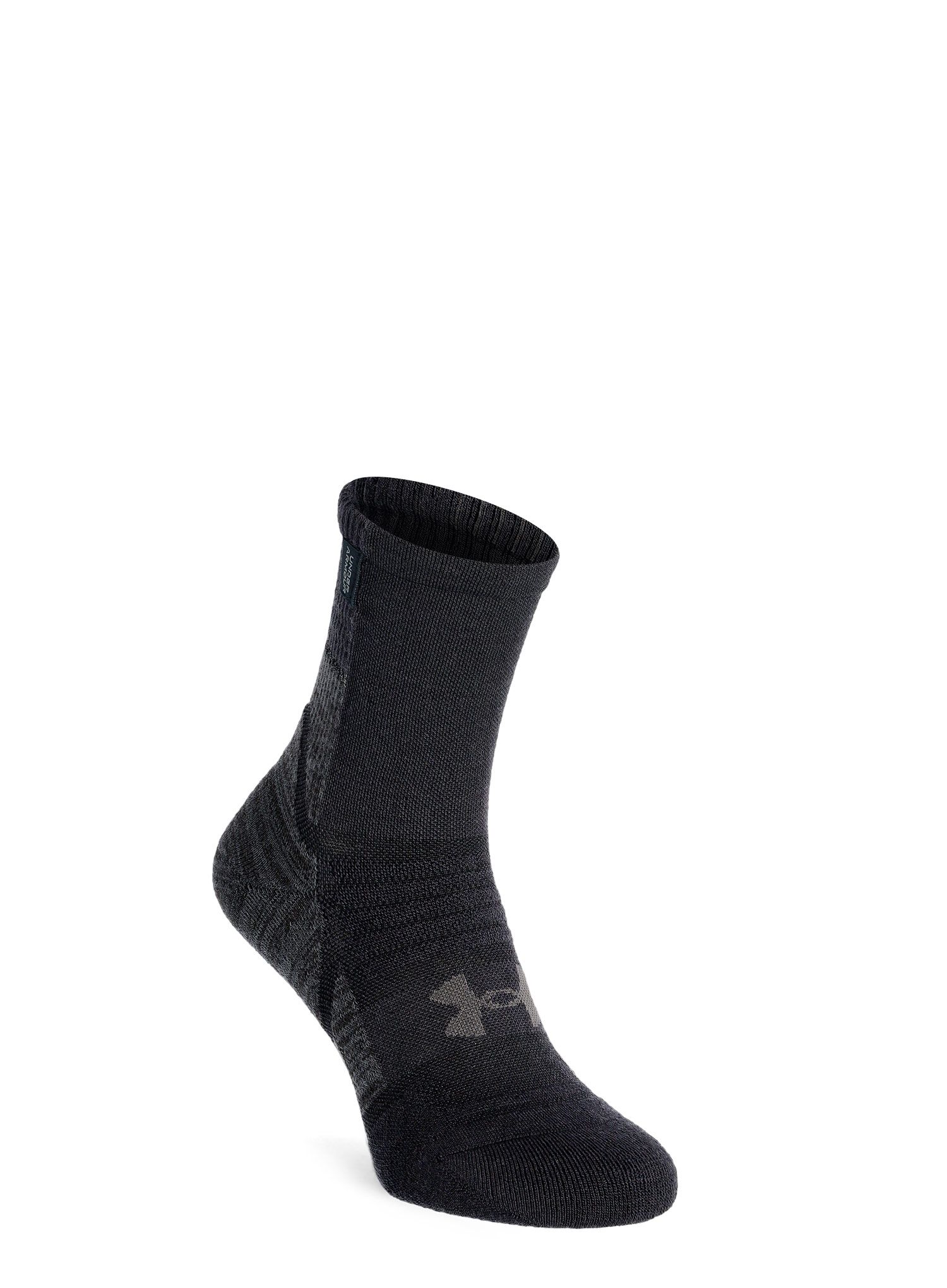Tekaške nogavice Under Armour ArmourDry Run Wool - black/jet gray