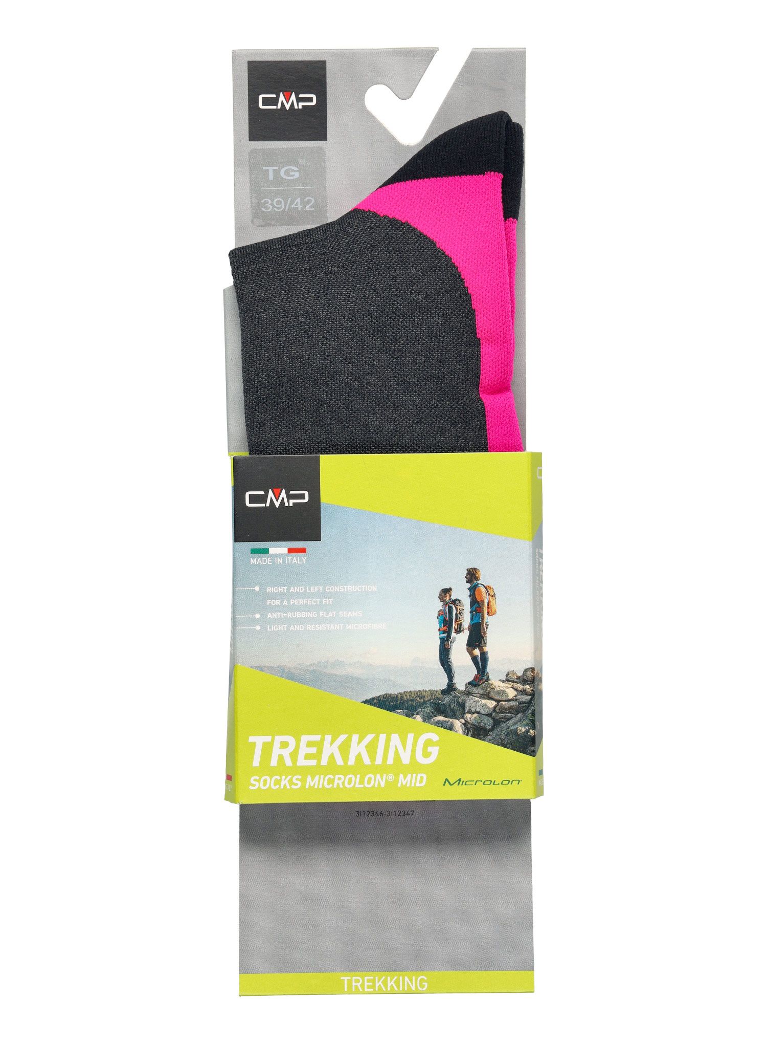 Ženske nogavice CMP Trekking Sock Low Microlon - asphalt/gloss