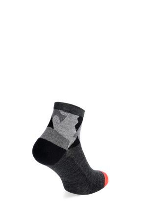 Ženske nogavice Salewa Pedroc Camu AM Qrt Sock - black out
