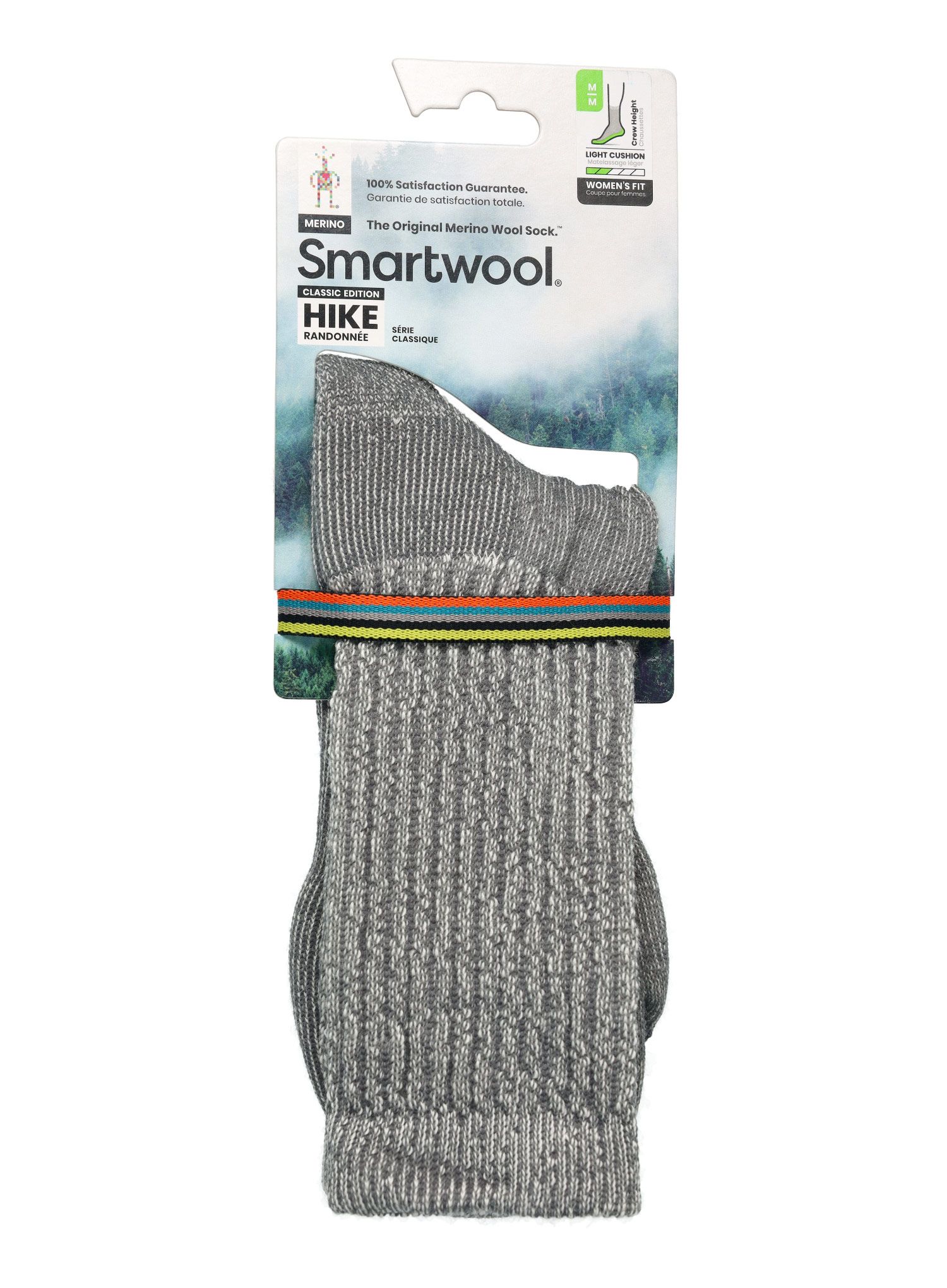 Ženske nogavice Smartwool Hike Classic Edition Light Cushion Crew Socks - medium gray