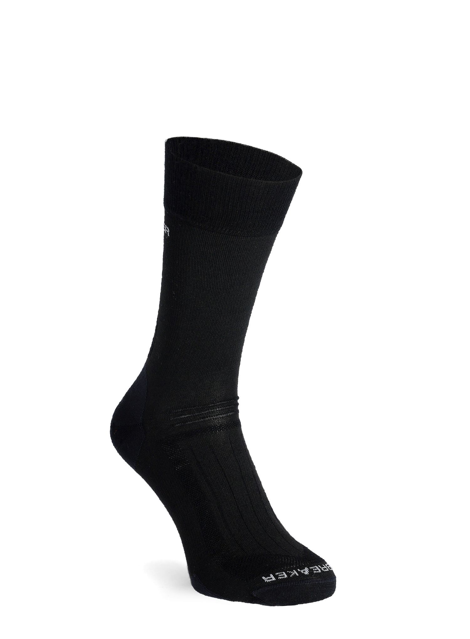 Nogavice Icebreaker Hike Liner Crew - black/jet hthr