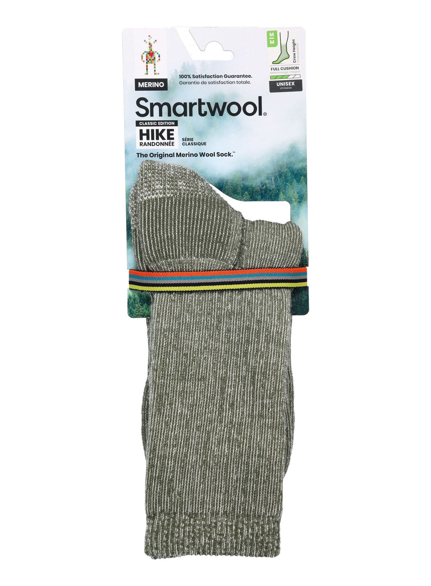 Merino nogavice Smartwool Classic Hike Full Cushion Crew - sage