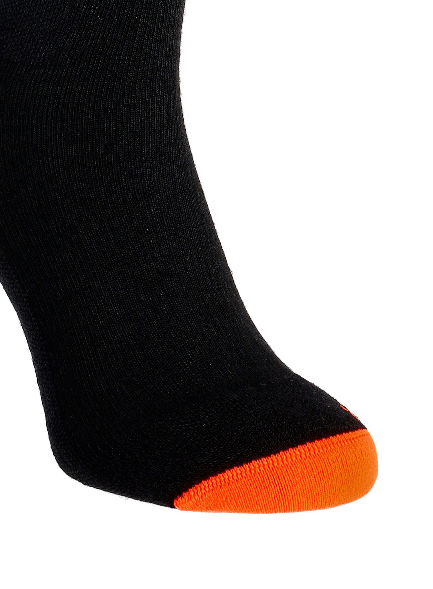 Nogavice za turno smučanje Salewa Sella Pure MTN AM Sock - black out/fluo orange