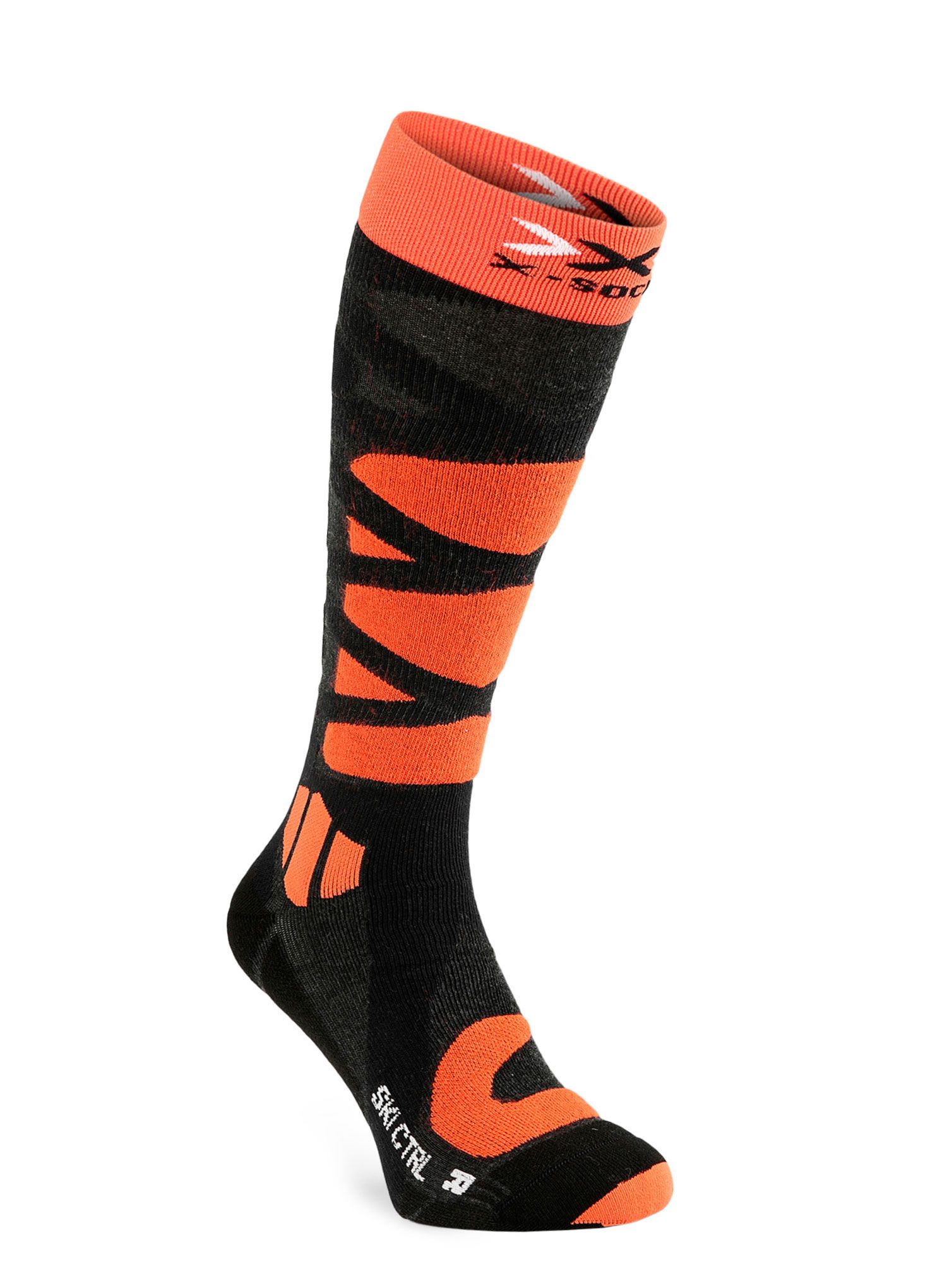 Smučarske nogavice X-Socks Ski Control 4.0 - anthracite melange/x-orange
