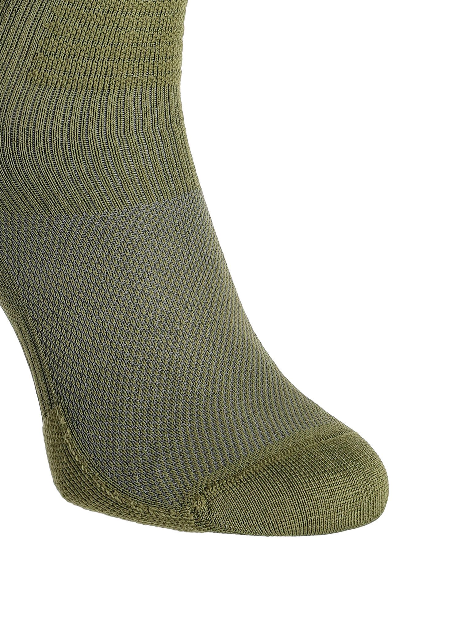 Kolesarske nogavice POC Lithe MTB Sock Mid - epidote green