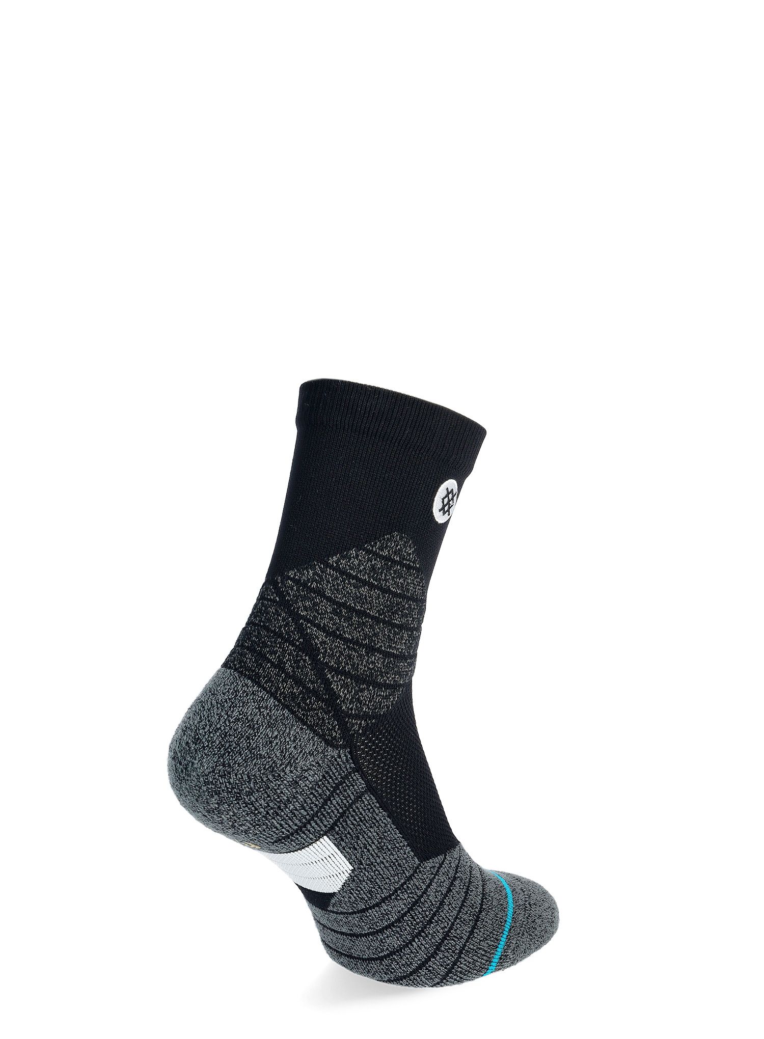 Nogavice Stance Icon Sport QTR - black