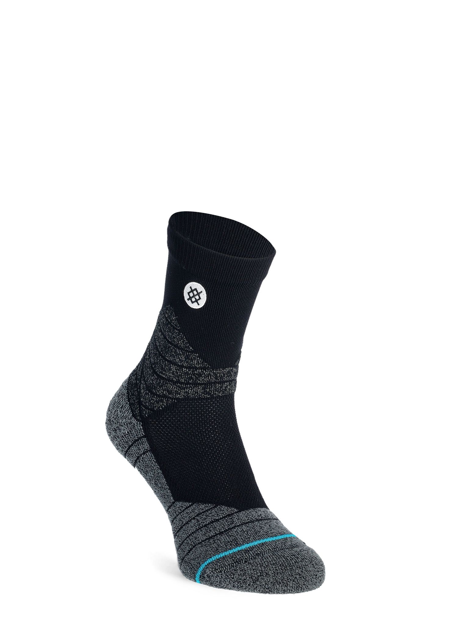 Nogavice Stance Icon Sport QTR - black