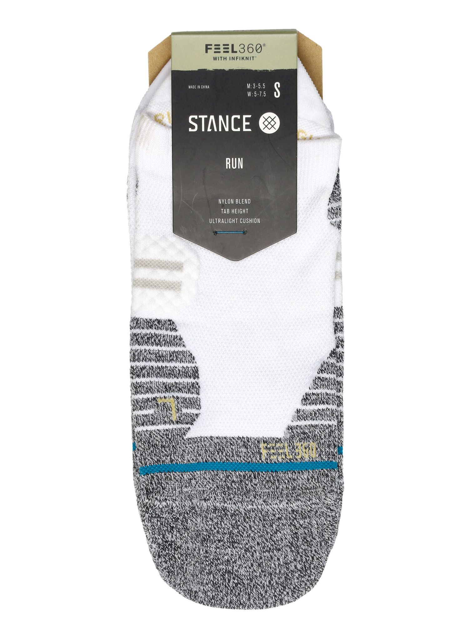 Nogavice Stance Run Light Tab ST - white