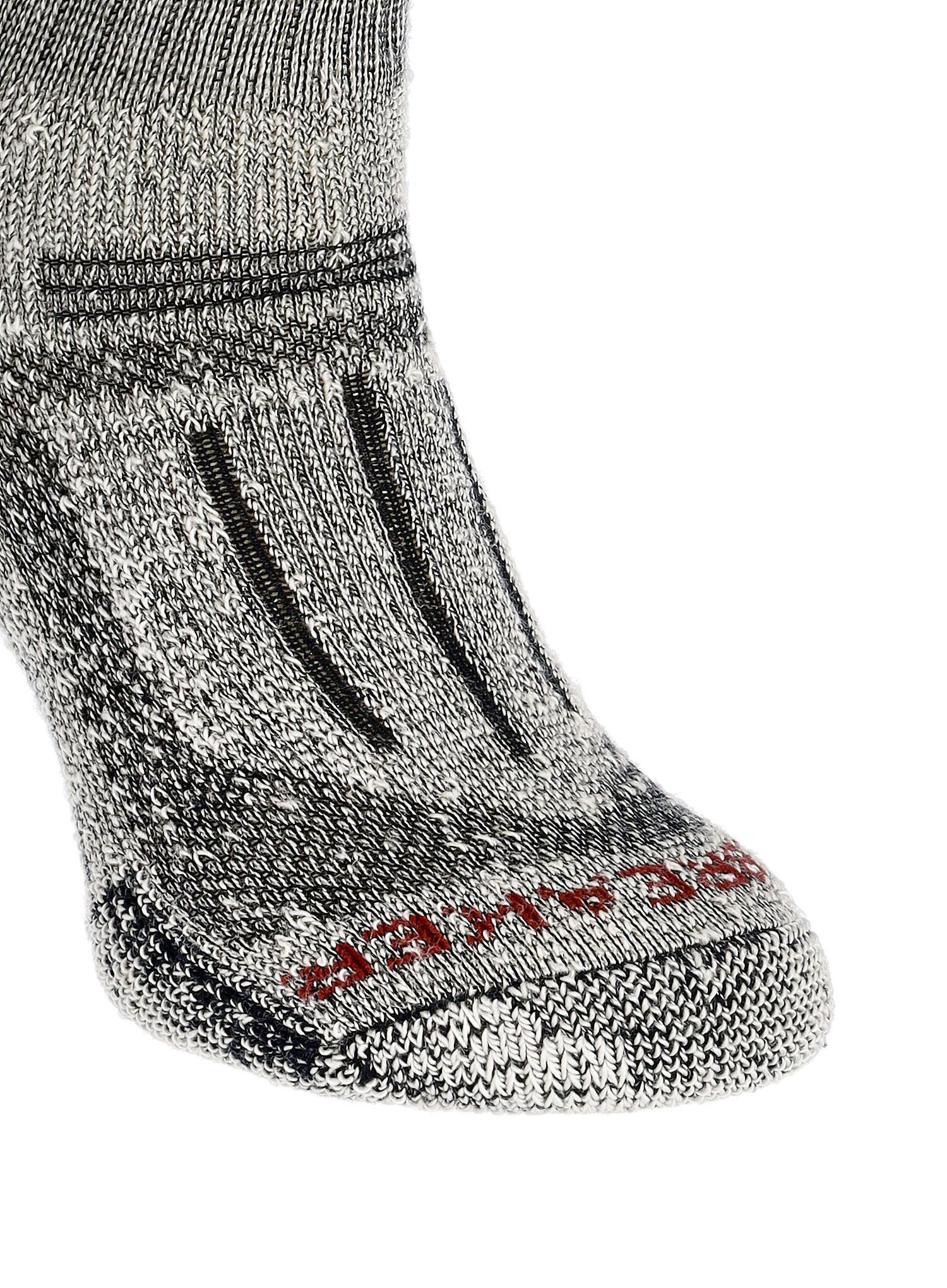 Pohodne nogavice Icebreaker Mountaineer Mid Calf - jet hthr/espresso