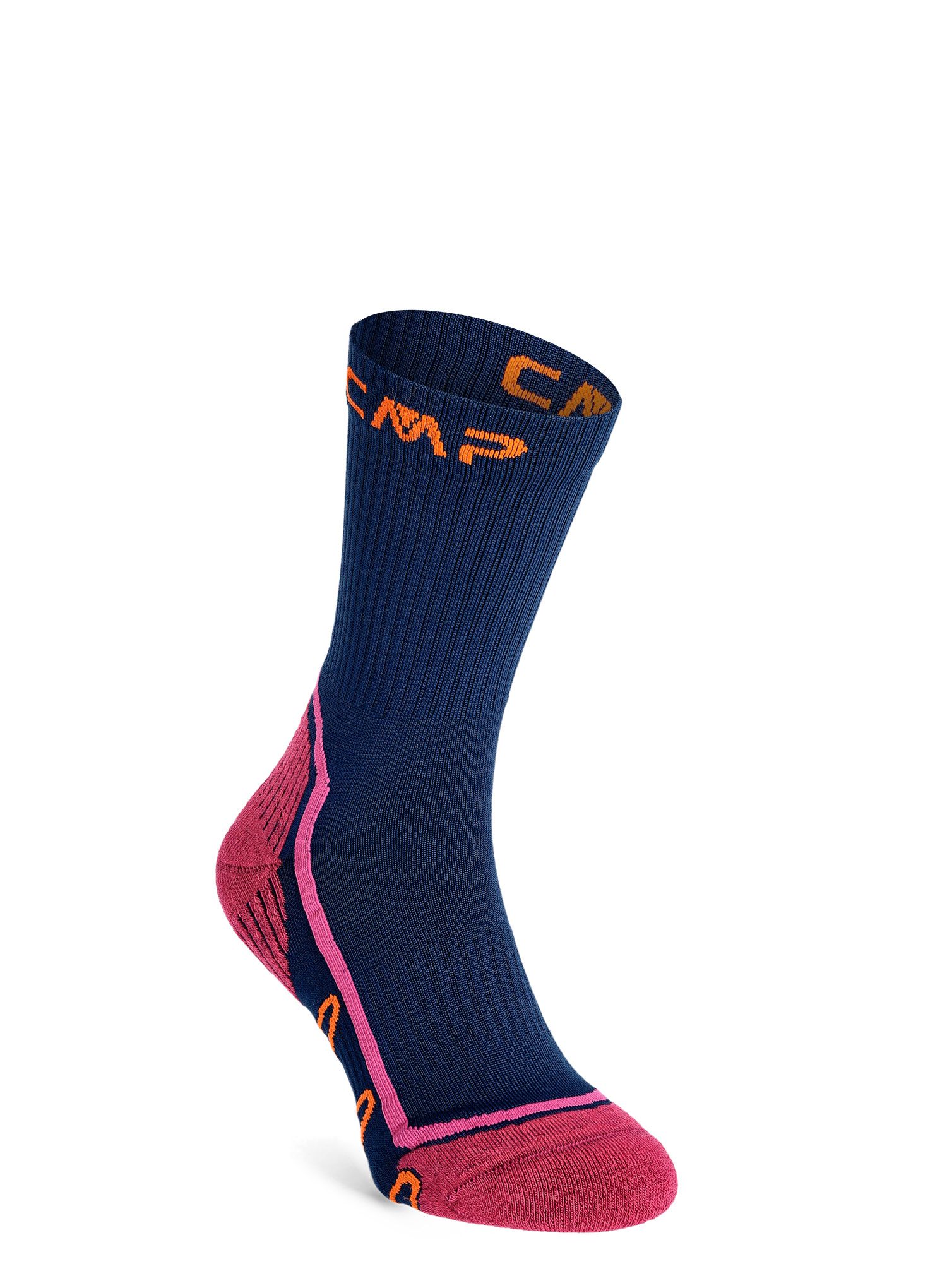 Ženske pohodniške nogavice CMP Trekking Sock Poly Mid - blue