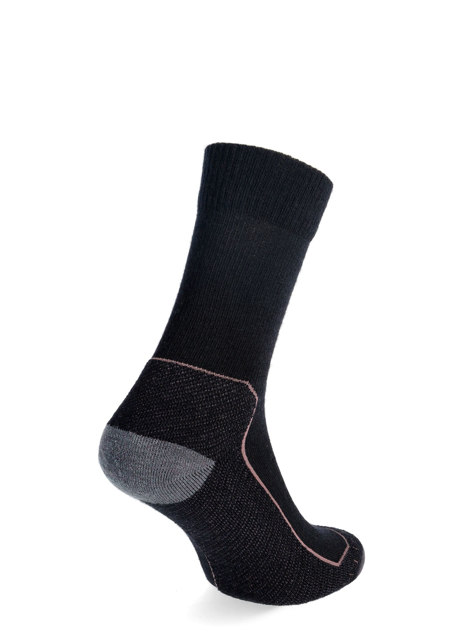 Pohodniške nogavice Icebreaker Hike+ Light Crew - black/mink/monsoon