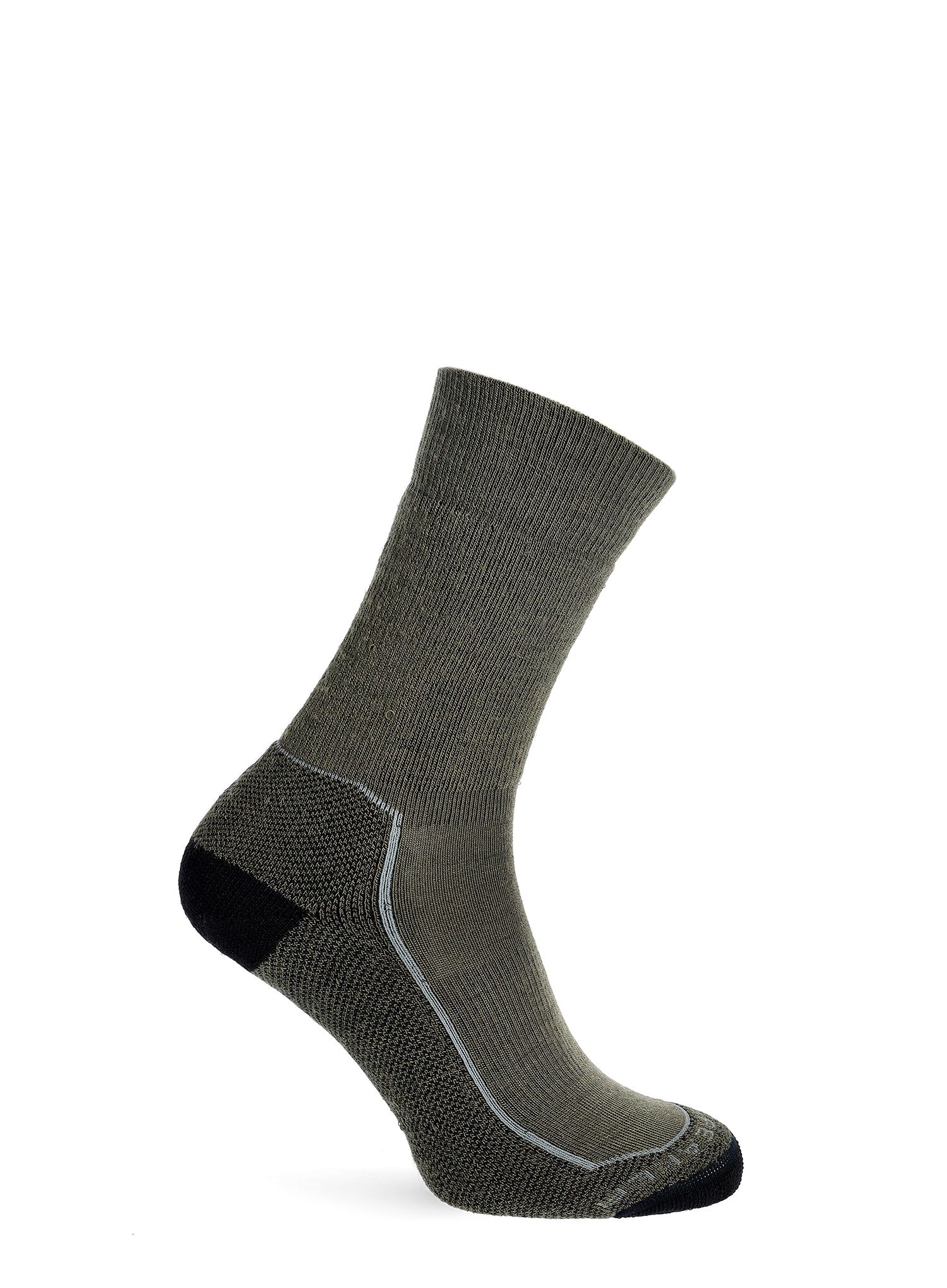 Pohodniške nogavice Icebreaker Hike+ Medium Crew - loden/black/gritstone hthr
