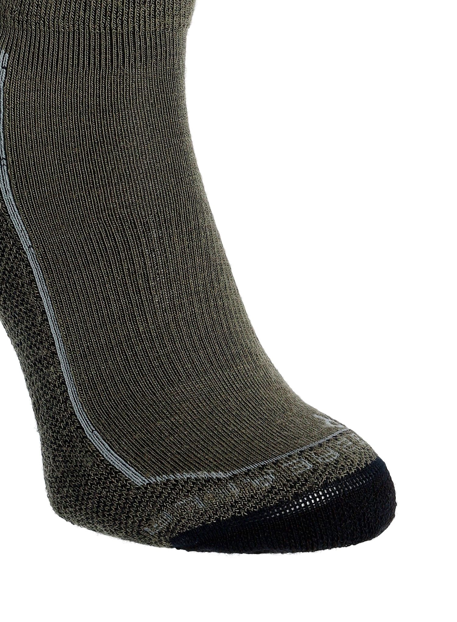 Pohodniške nogavice Icebreaker Hike+ Medium Crew - loden/black/gritstone hthr