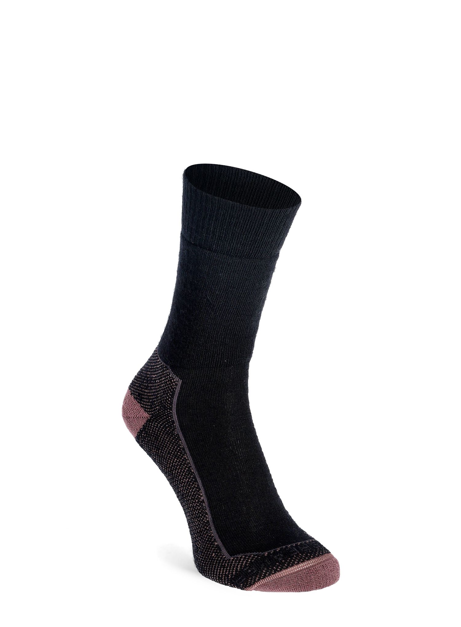 Pohodniške nogavice Icebreaker Hike+ Medium Crew - black/mink/monsoon