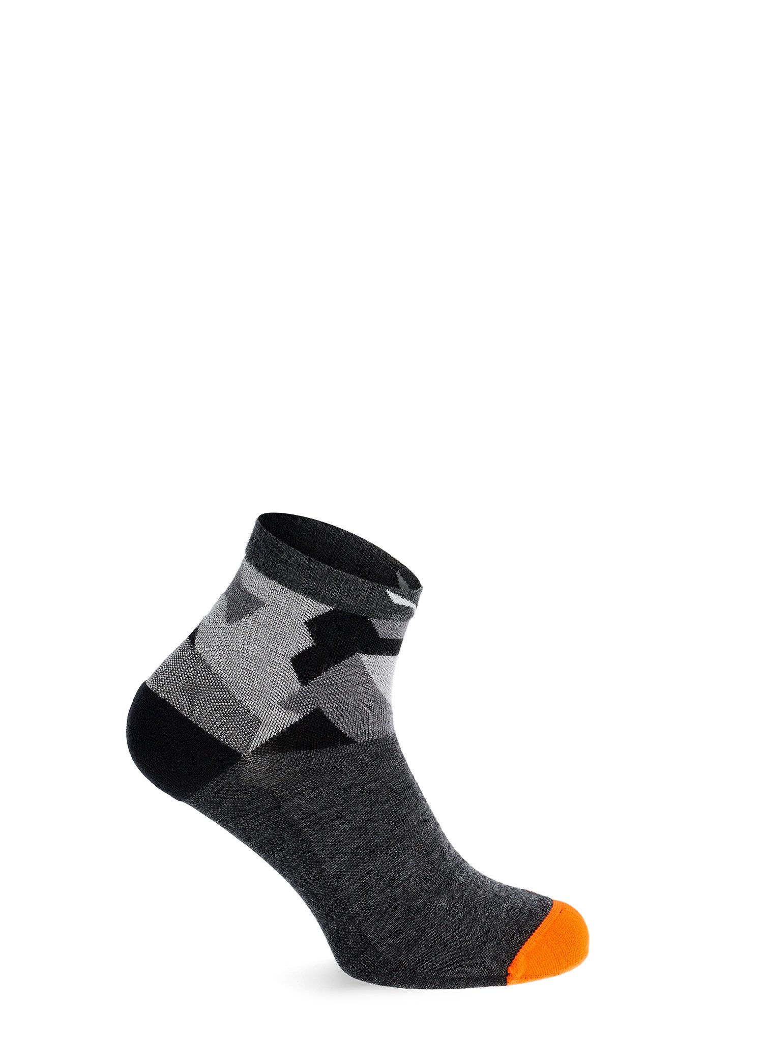 Pohodniške nogavice Salewa Pedroc Camu AM Qrt Sock - black out