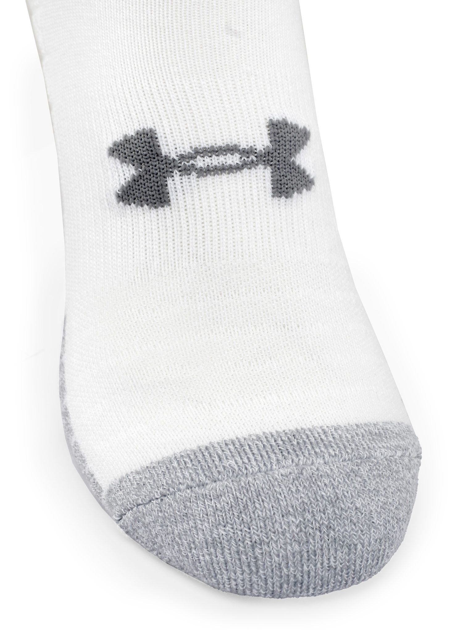 Nogavice Under Armour HeatGear No Show Socks 3-pack - steel/white/white