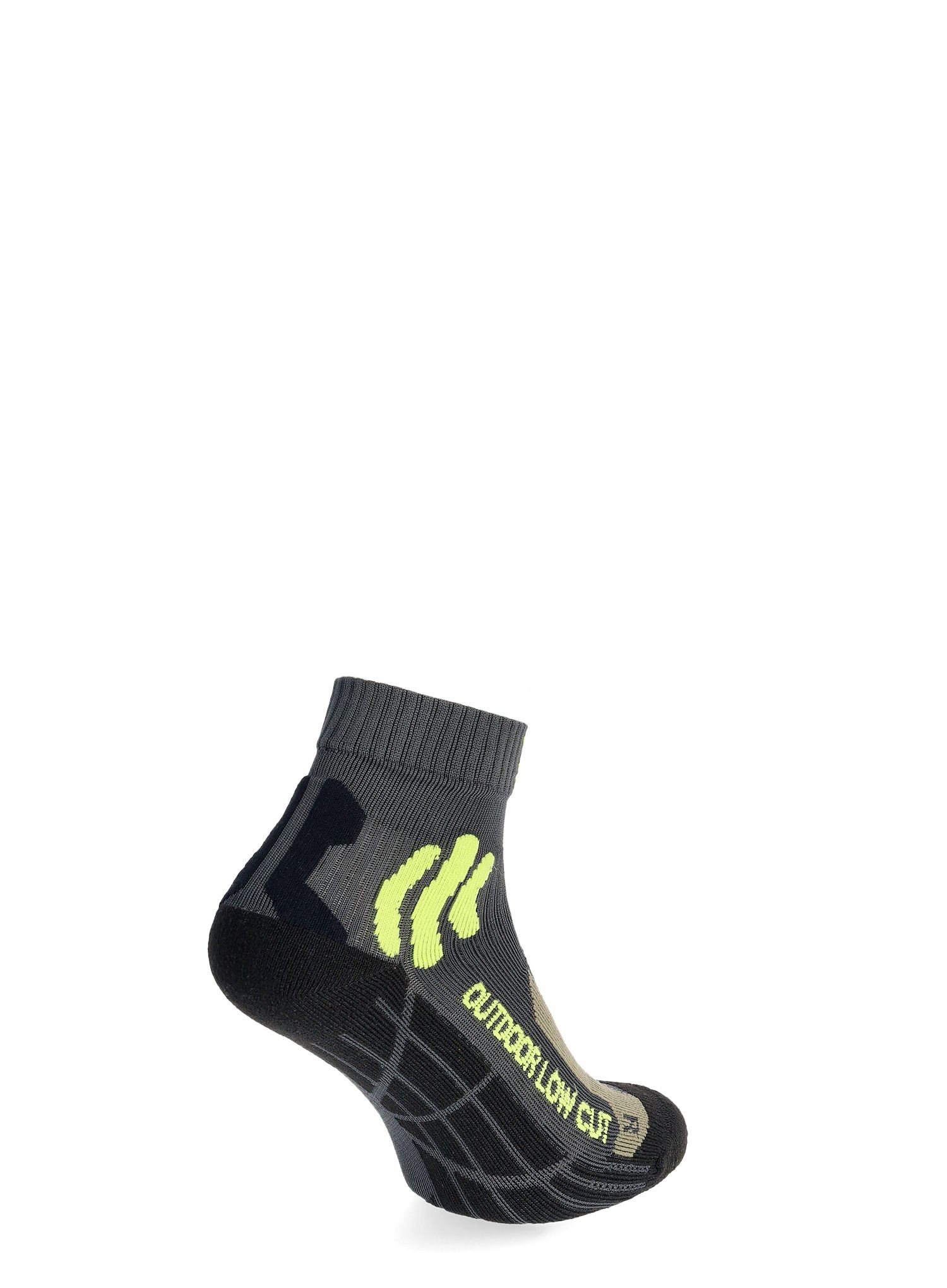 Pohodne nogavice X-Socks Trek Outdoor Low Cut - anthracite/lime