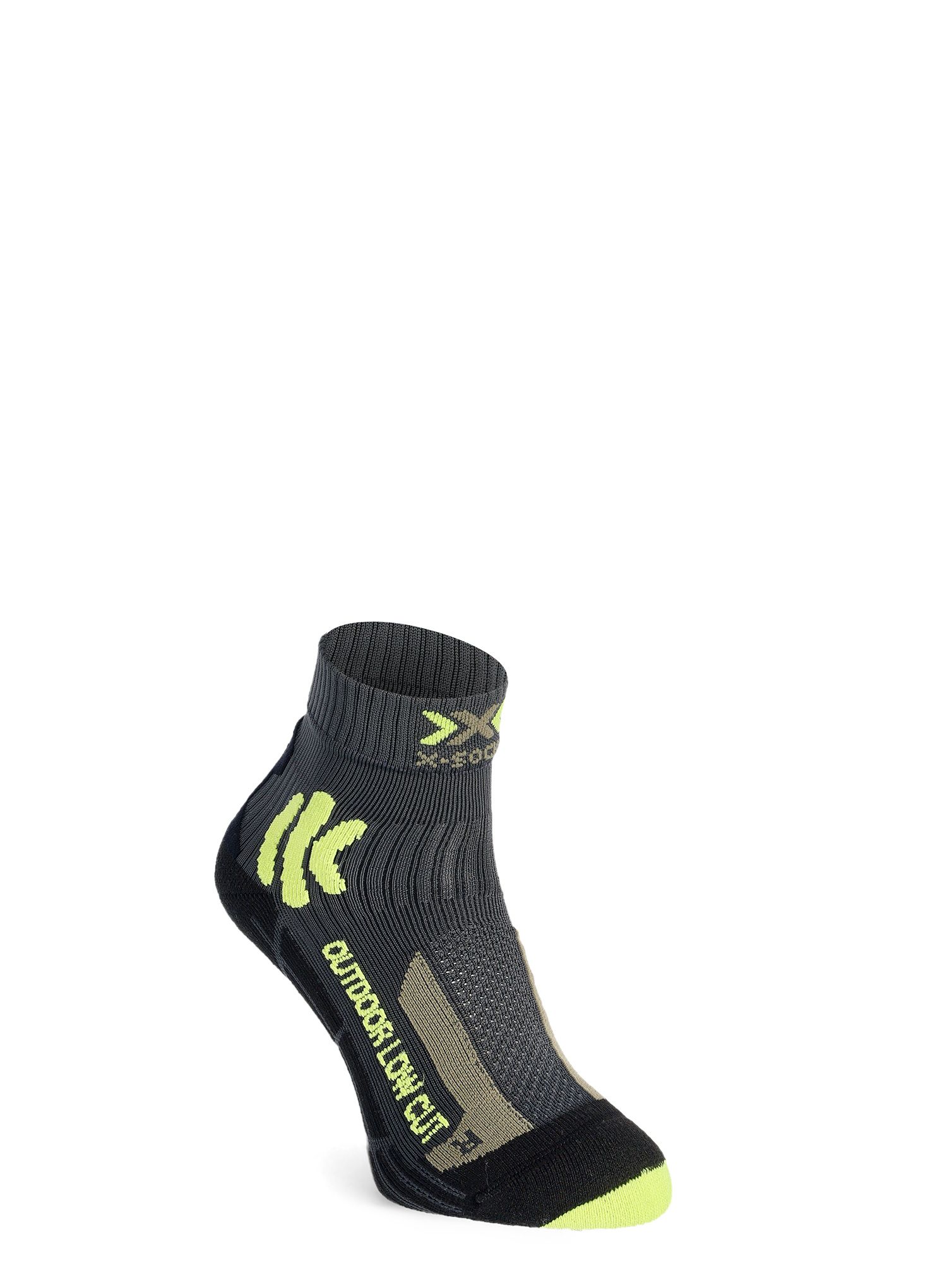 Pohodne nogavice X-Socks Trek Outdoor Low Cut - anthracite/lime