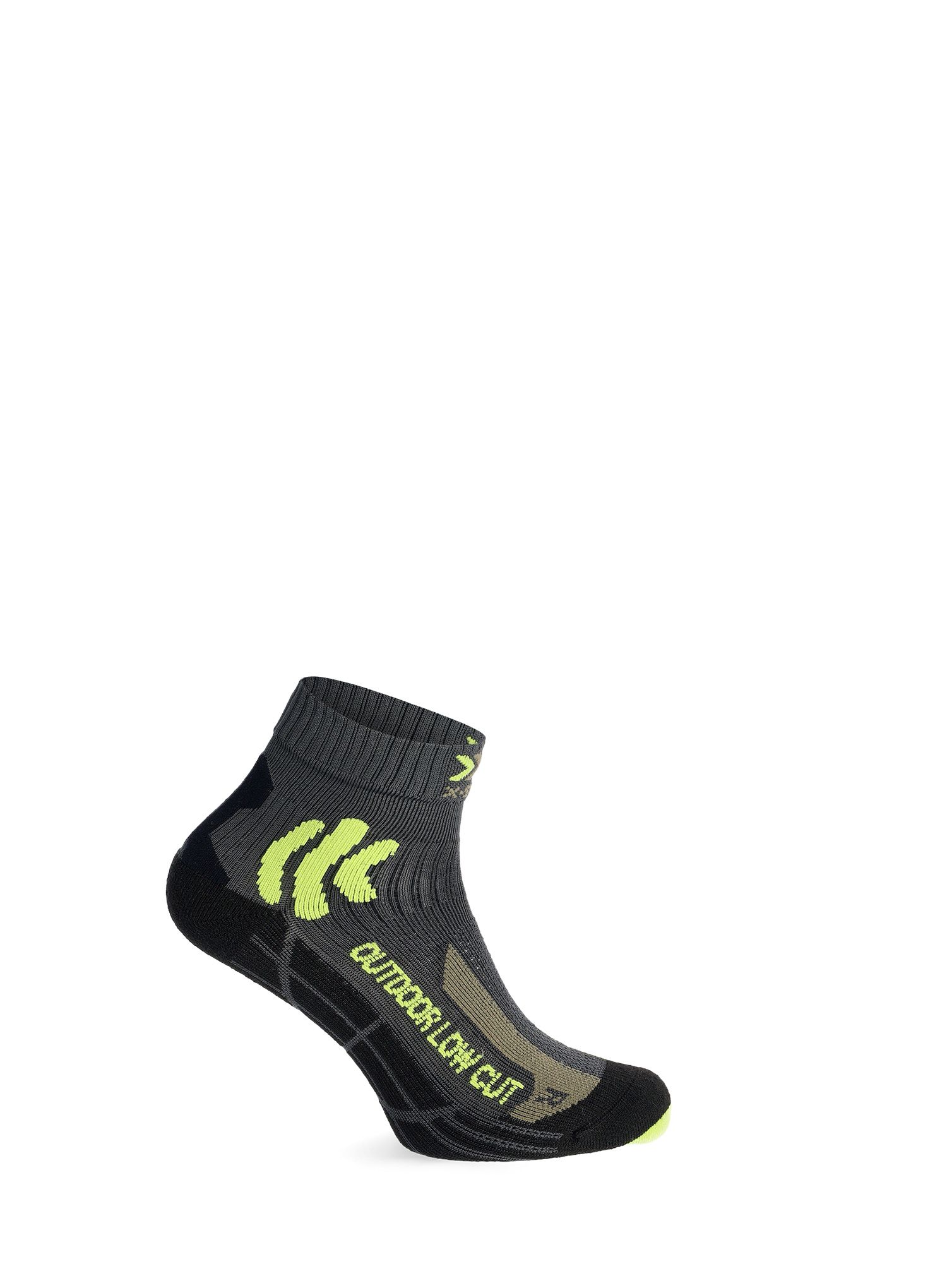 Pohodne nogavice X-Socks Trek Outdoor Low Cut - anthracite/lime
