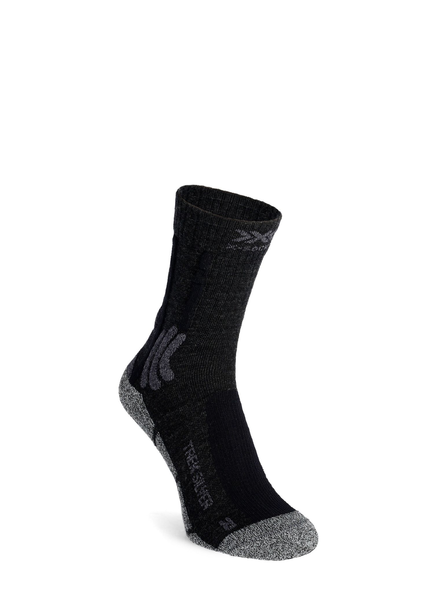 Nogavice X-Socks Trek Silver - opal blk/dolomite grey melange