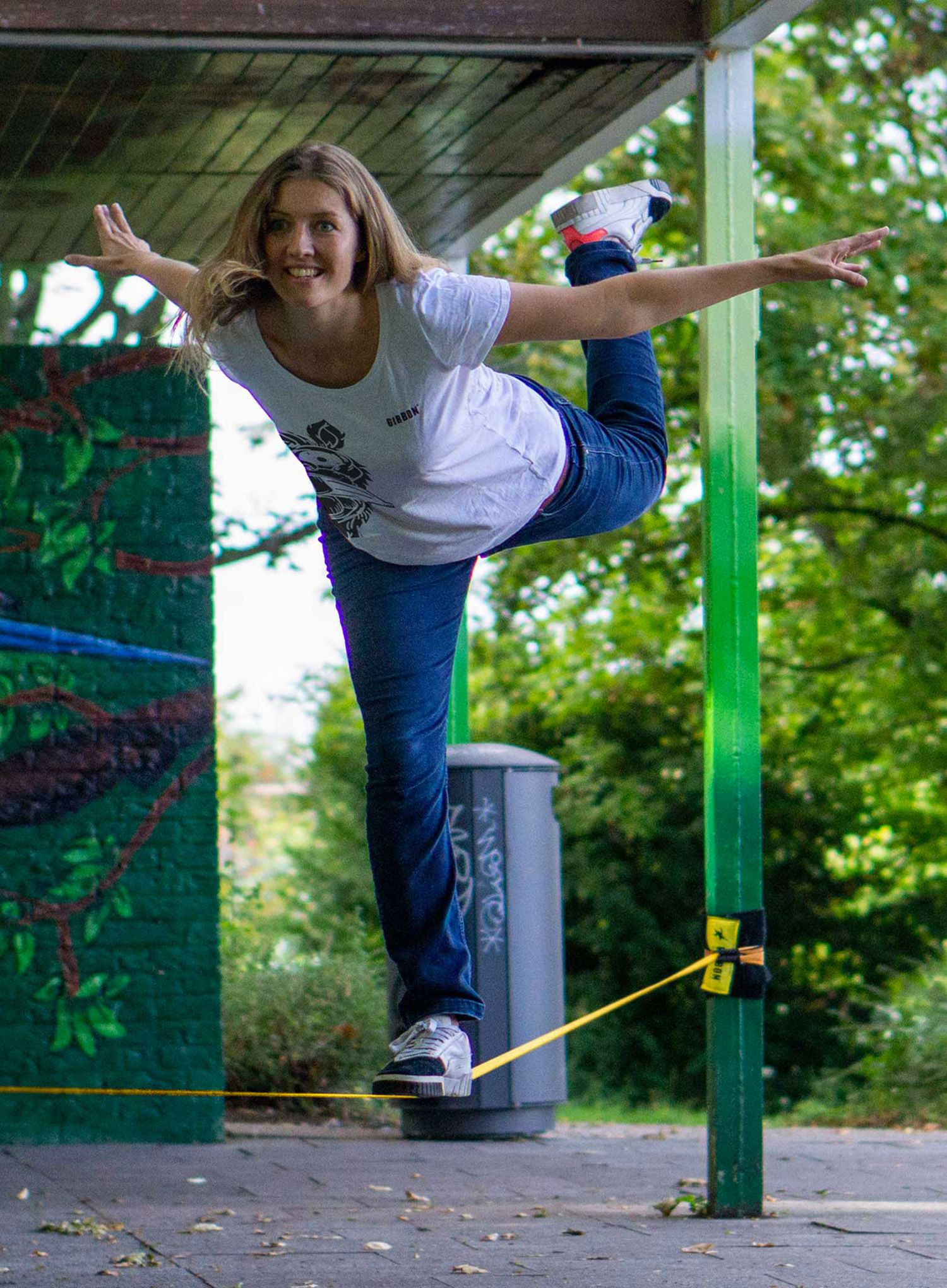 Slackline Gibbon Slacklines Bananalama Treewear Set