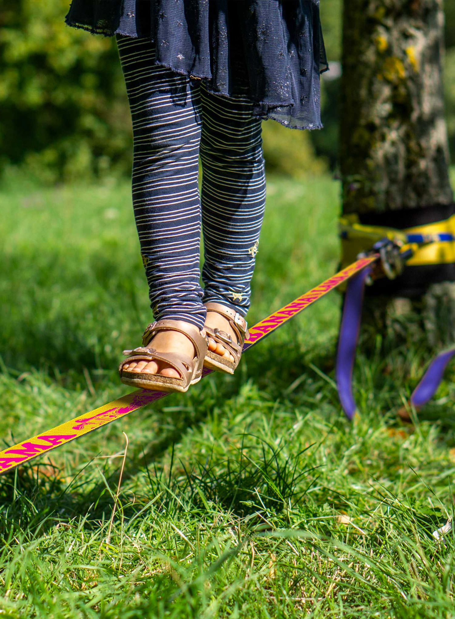 Slackline Gibbon Slacklines Bananalama Treewear Set