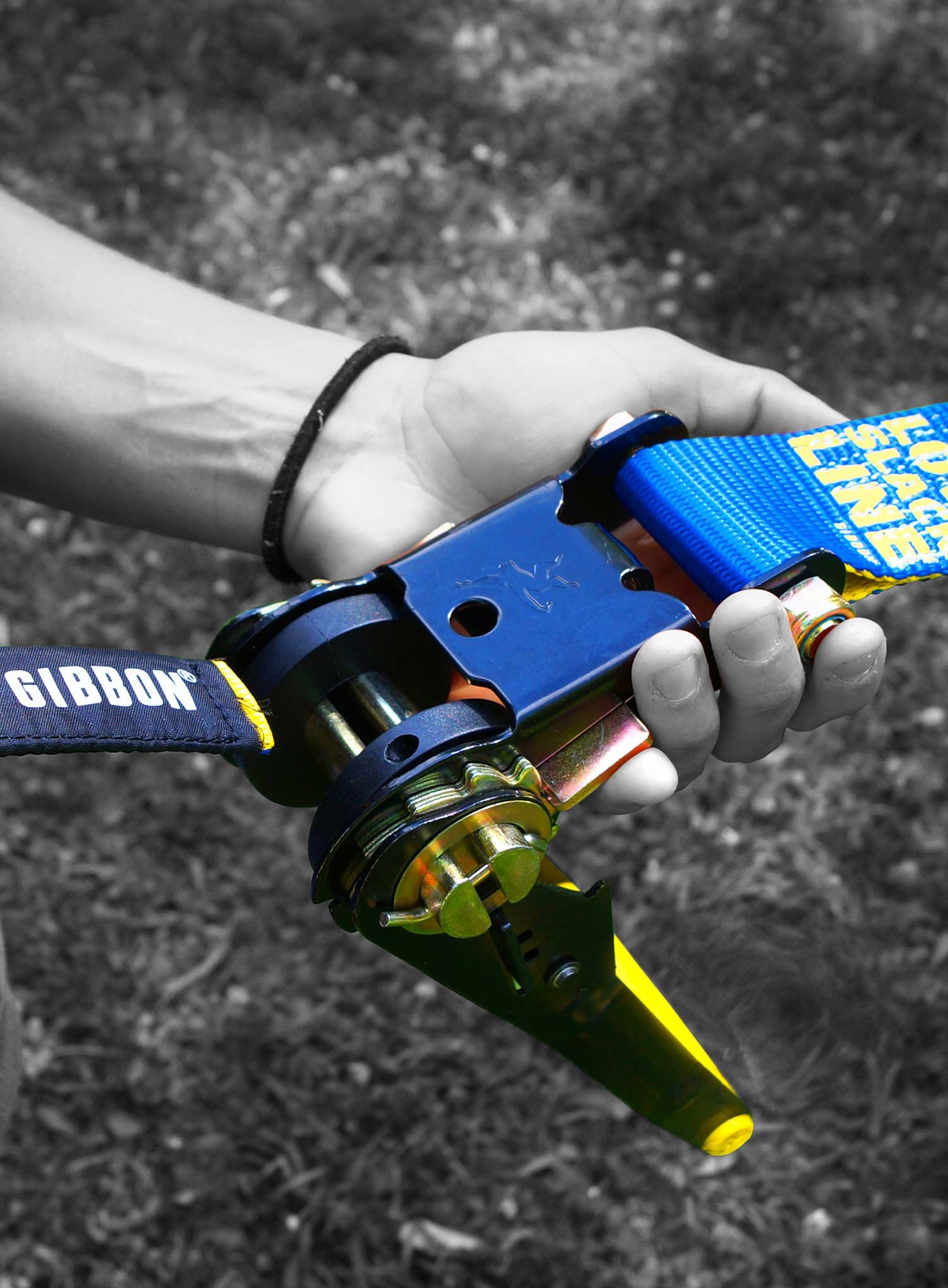 Slackline Slackline Gibbon Slacklines FlowLine Treewear Set