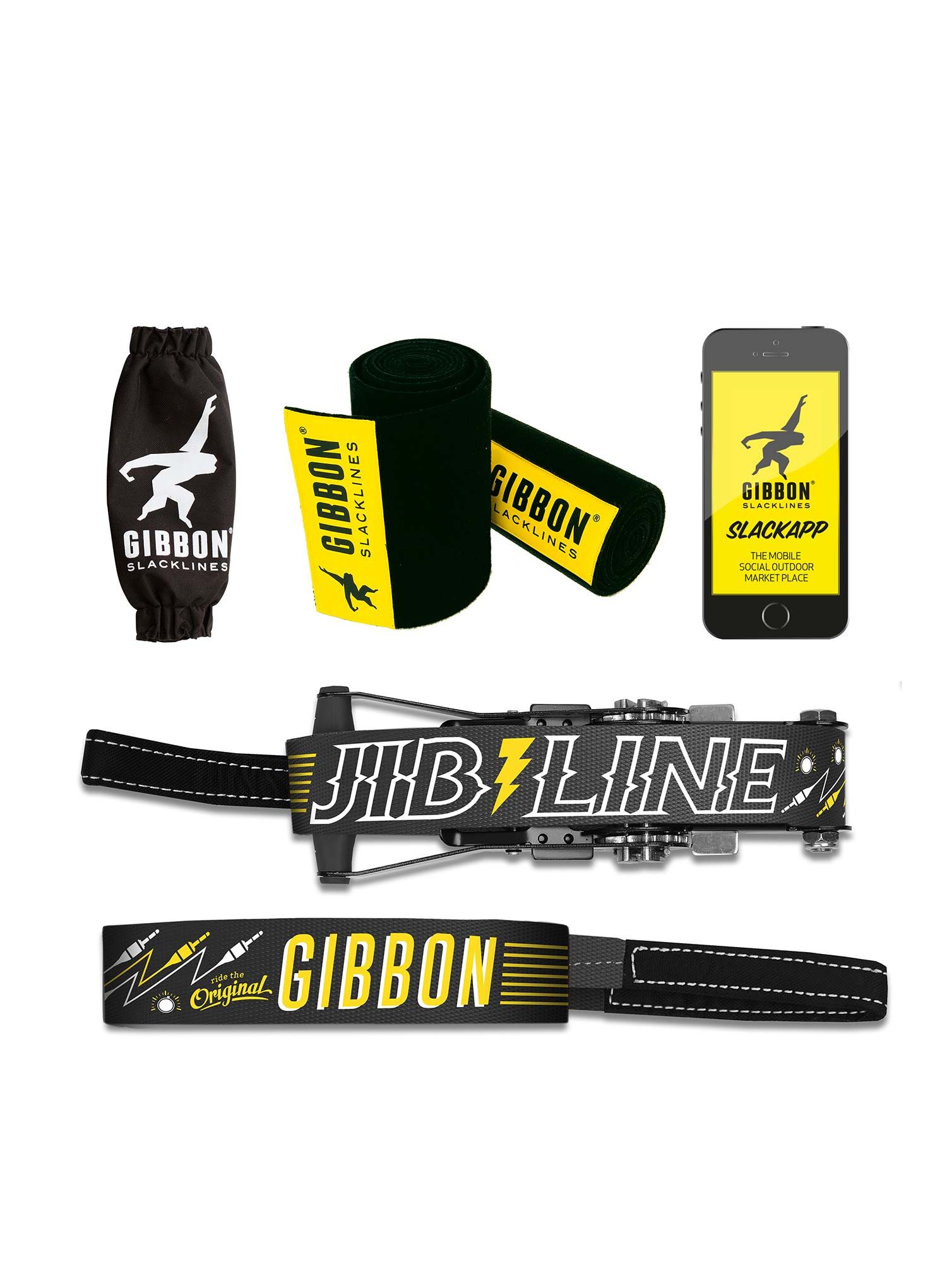 Slackline Gibbon Slacklines JibLine Treewear Set