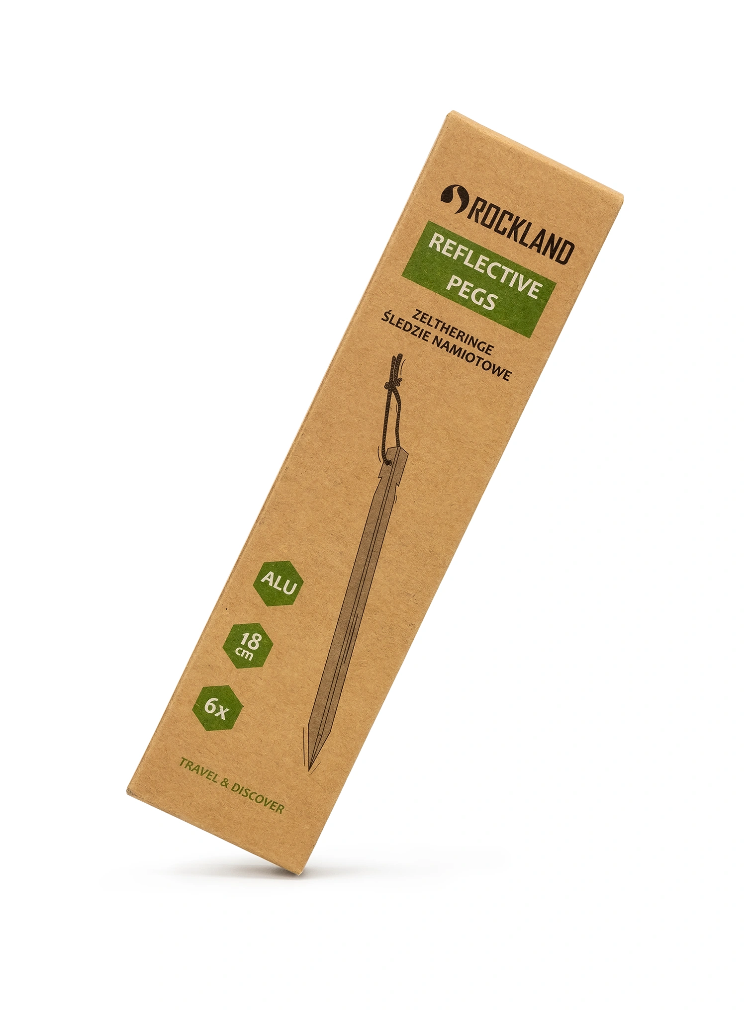 Šotorski klin Rockland Reflective Pegs 6 pcs set