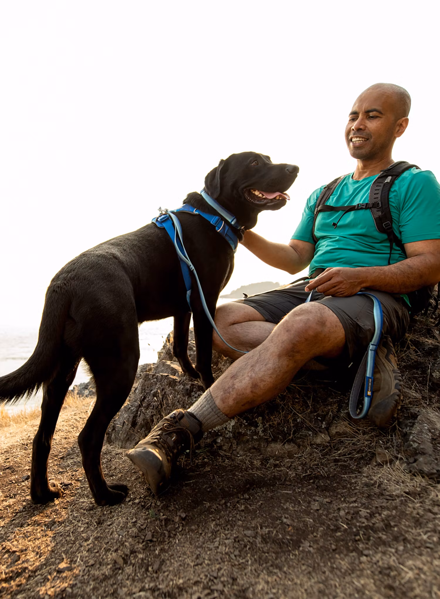 Pasji povodec Ruffwear Front Range Leash  - mountains logo