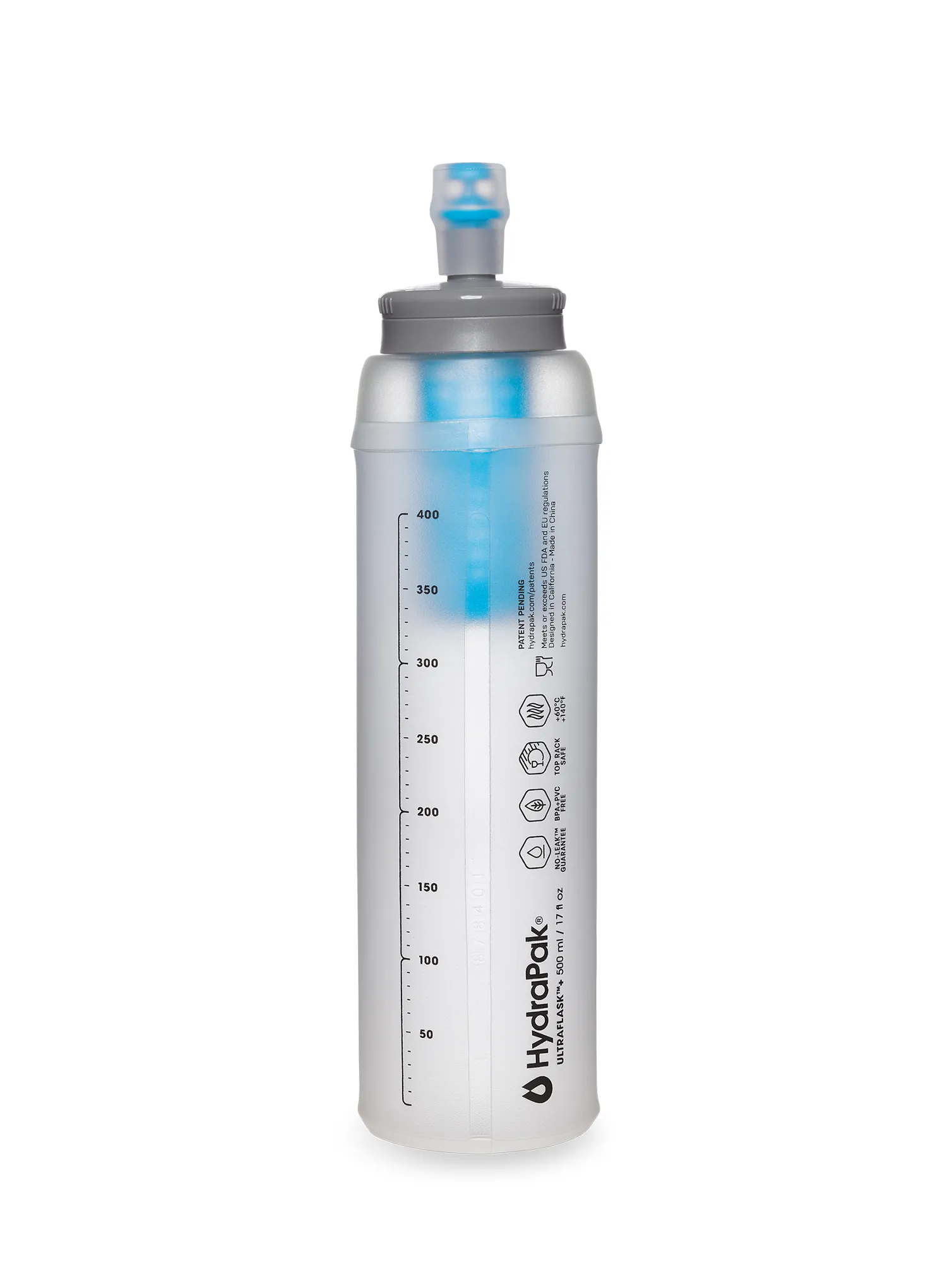 Softflask HydraPak Ultraflask+ 500ml Filter Kit - clear